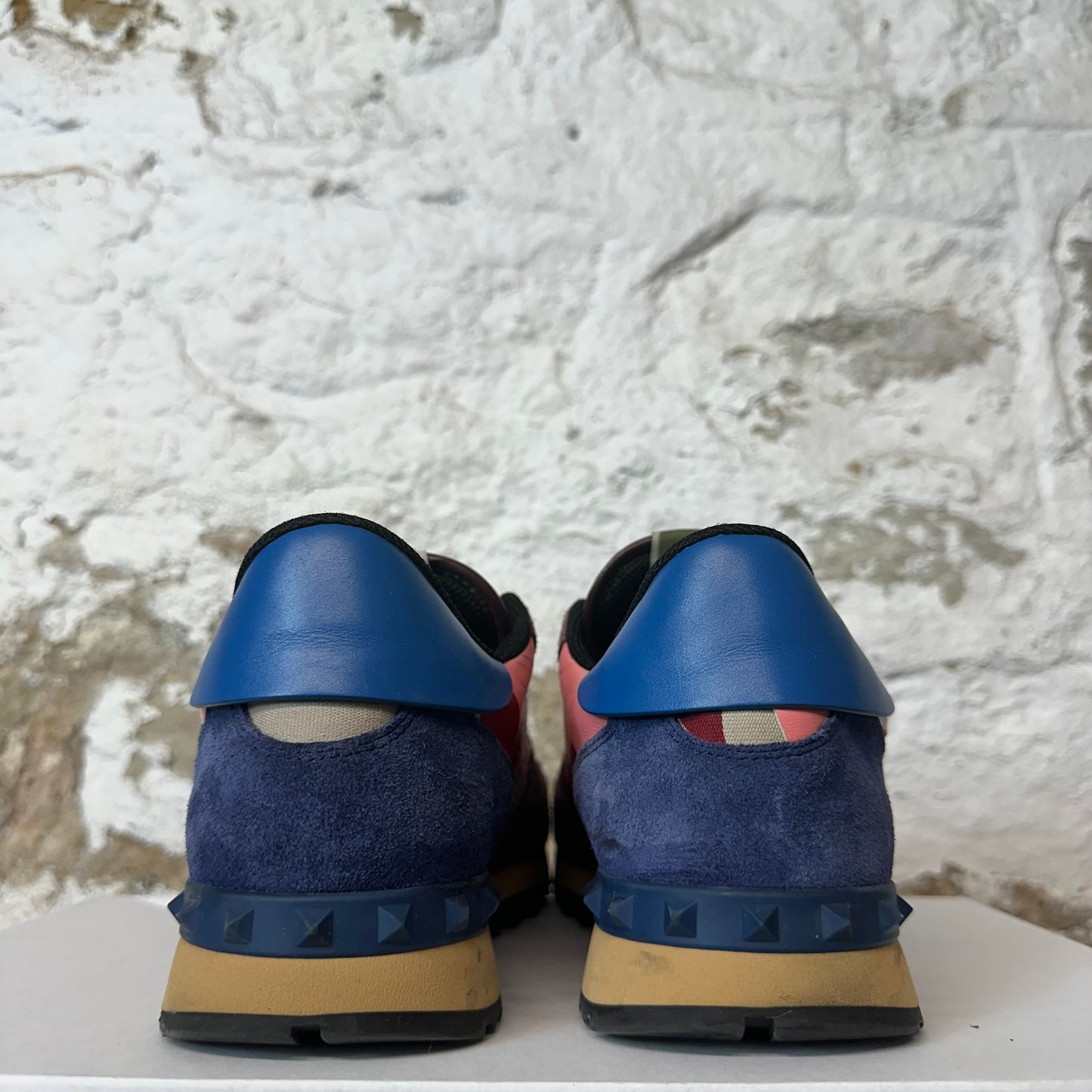 Valentino Pink Red Camo Rock Runner Sneaker Sz 10 (43)