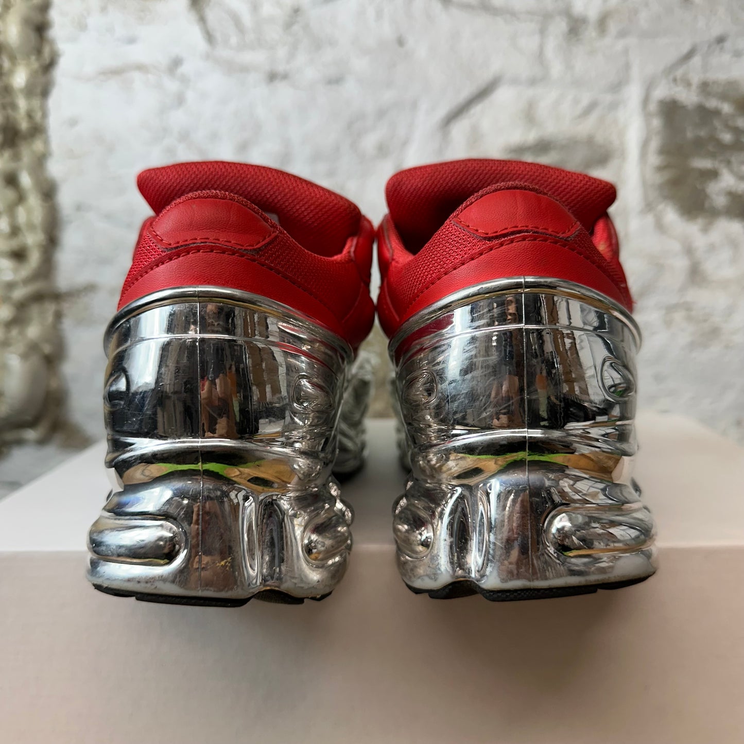Raf Simons Ozwego Mirrored Red Sneaker Sz 7