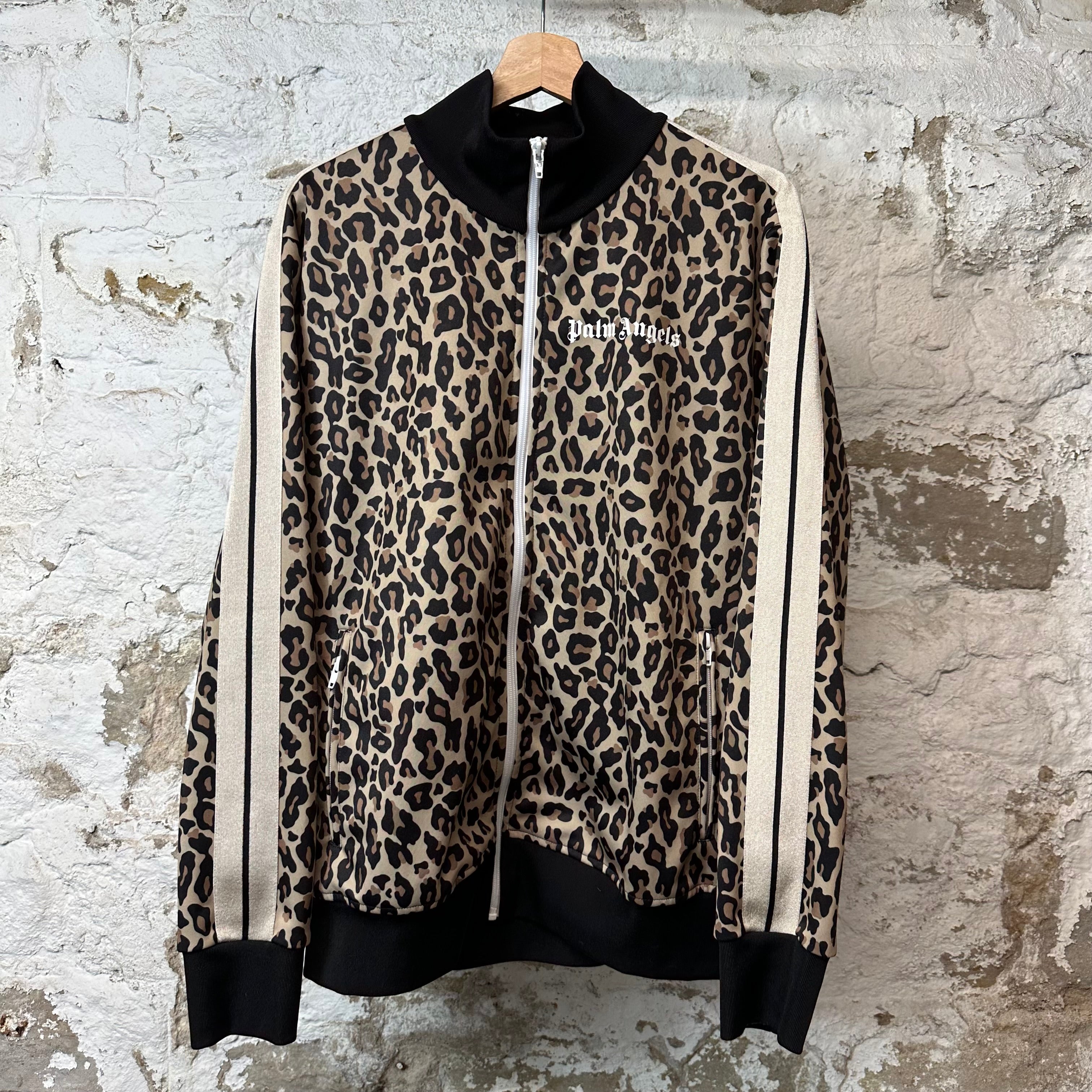 Palm Angels Cheetah Print Track Jacket Sz XXL