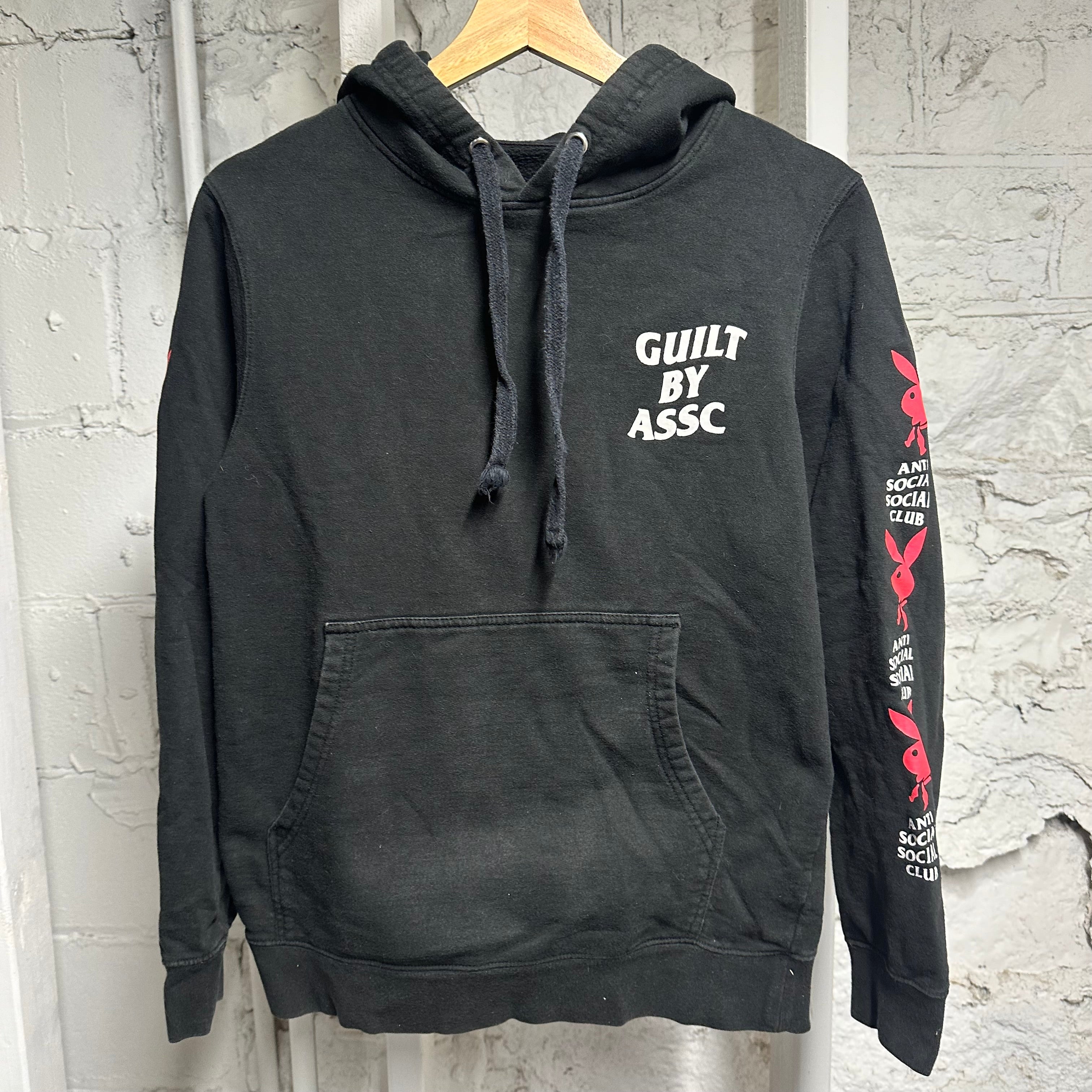 Anti Social Social Club Playboy Black Hoodie Sz S