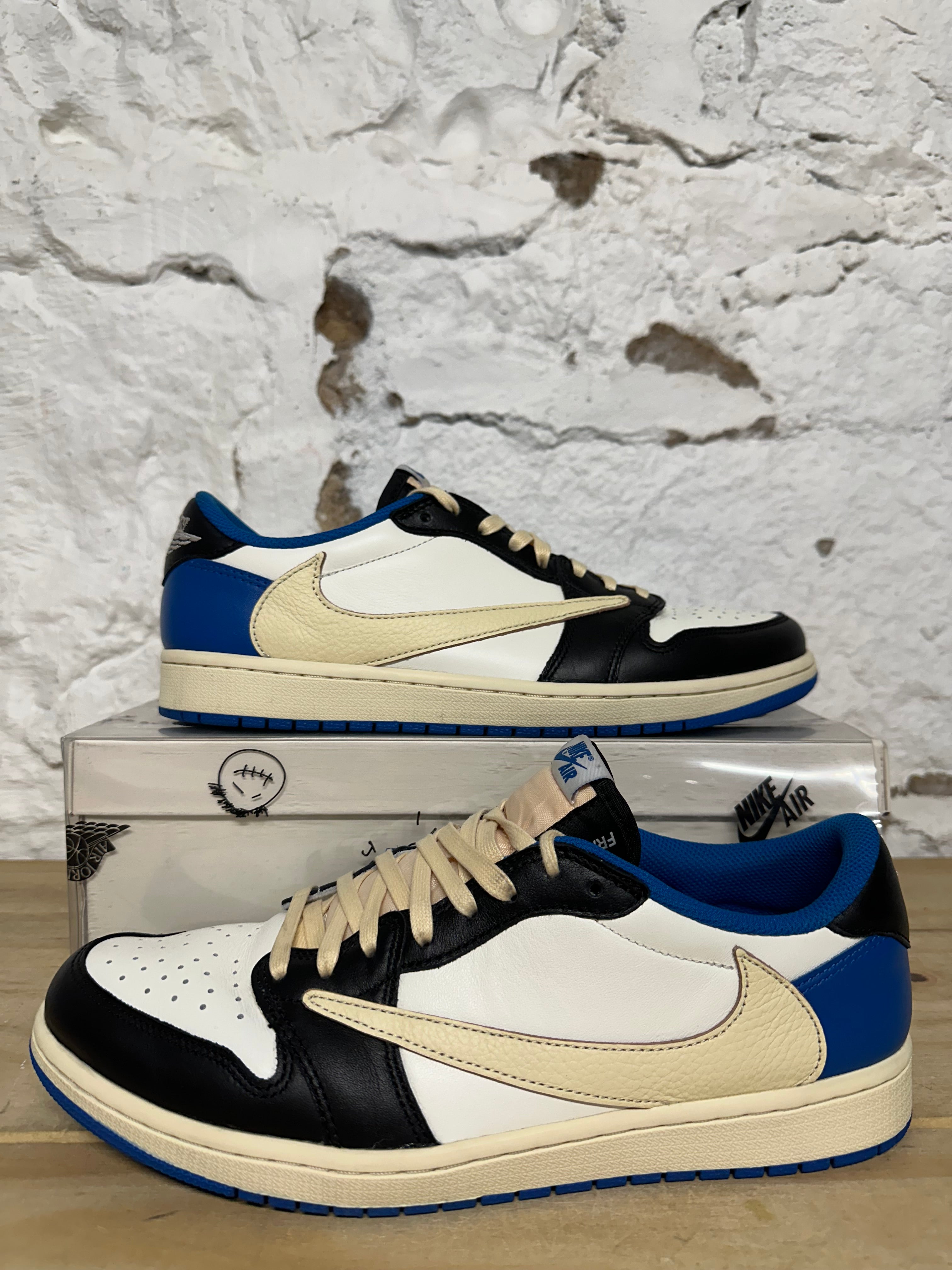 Air Jordan 1 Low Travis Scott Fragment Sz 10.5