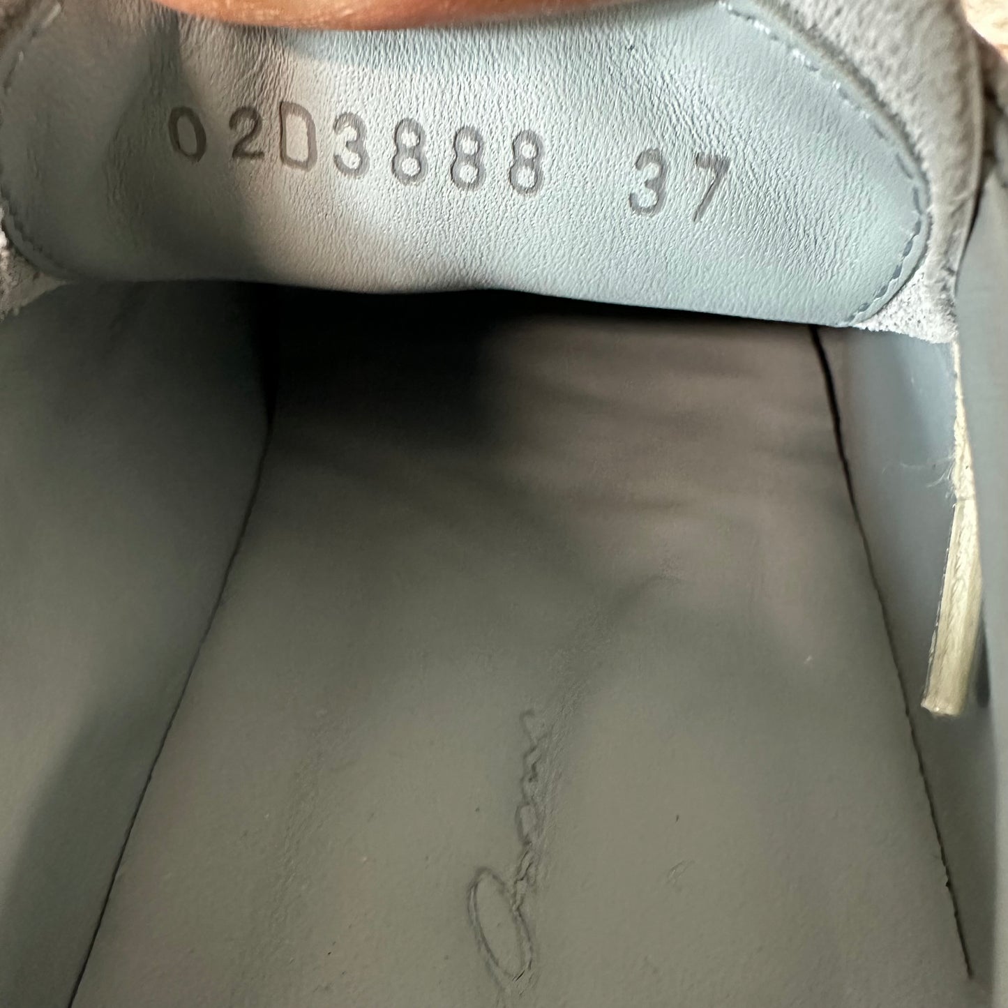 Rick Owens Vintage Pale Blue Milk Sneaker DS