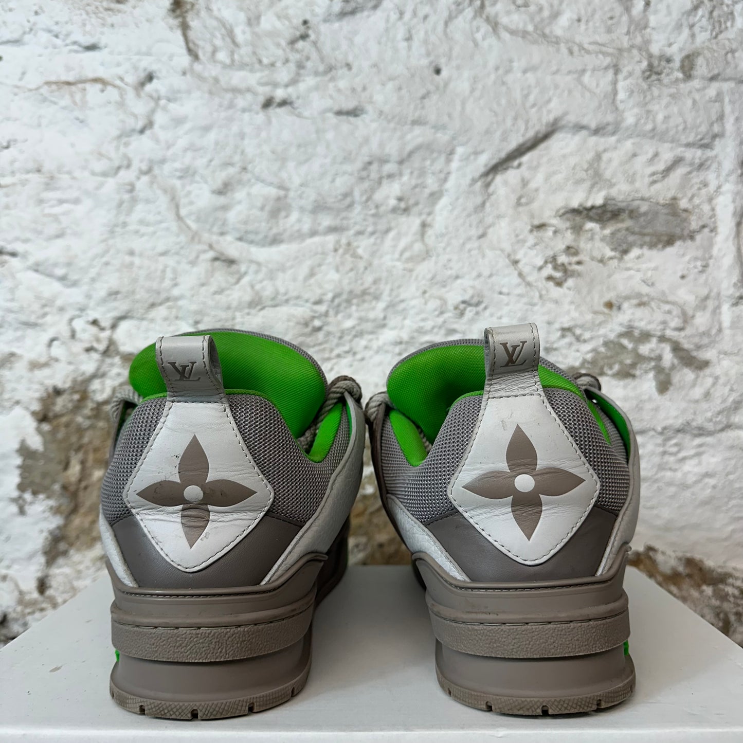 Louis Vuitton Colm Dillane Green Gray Skate Sz 10.5 (9LV) No Box