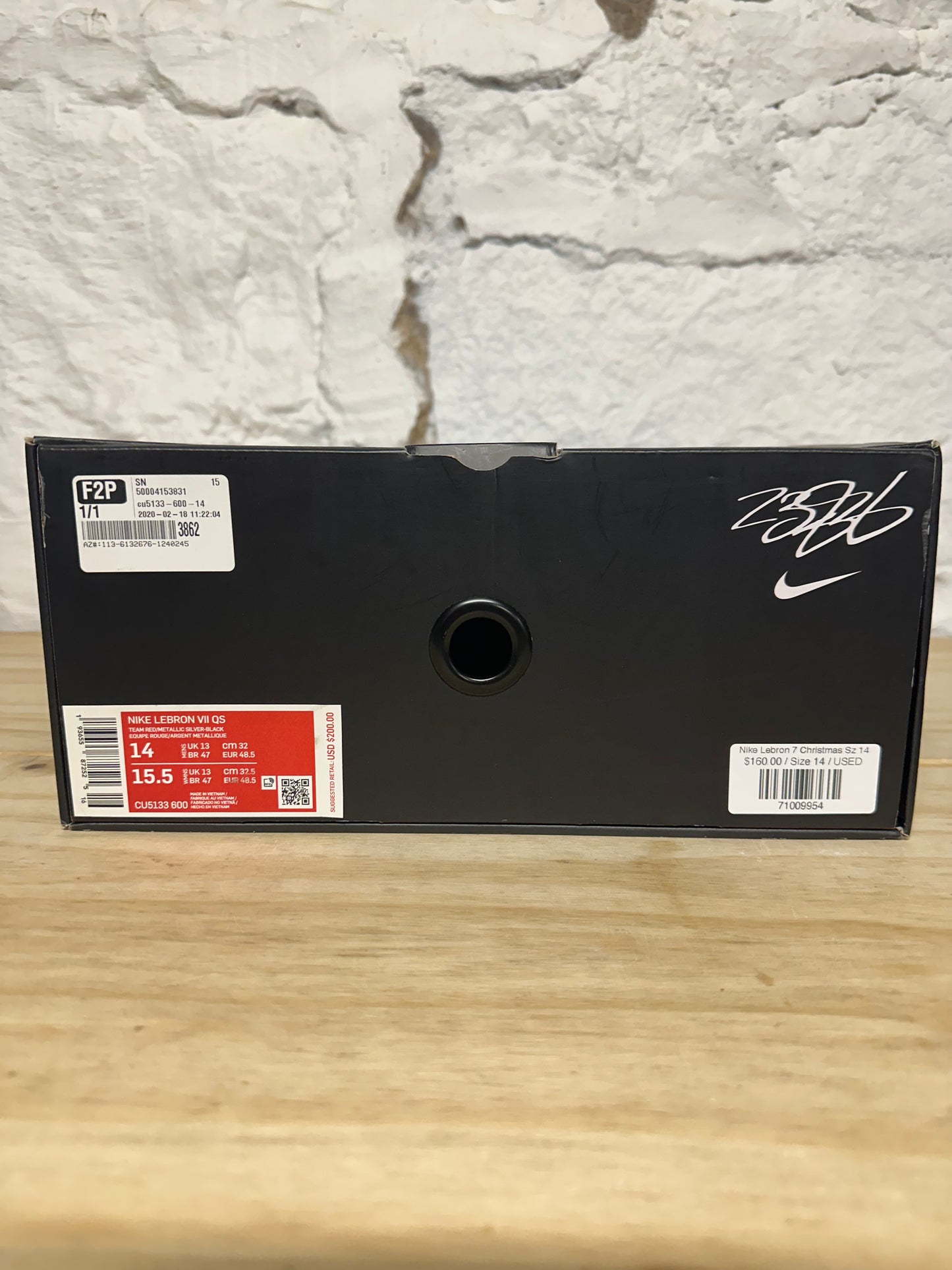 Nike LeBron 7 Christmas Sz 14