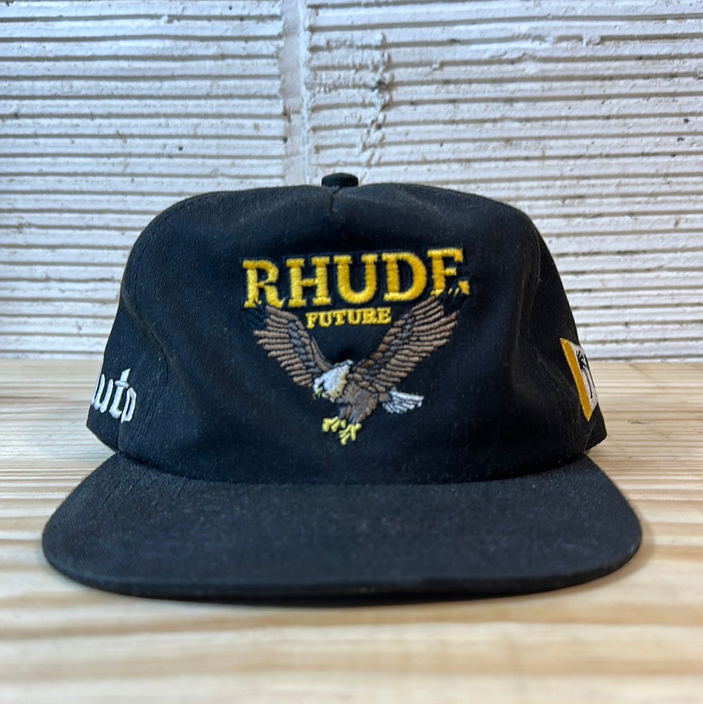 Rhude Eagle Hat Black