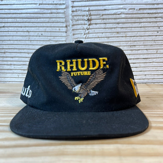 Rhude Eagle Hat Black
