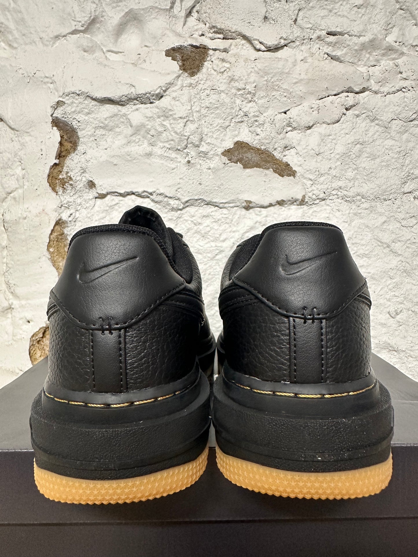 Nike Air Force 1 Low Luxe Black Gum Sz 9 DS
