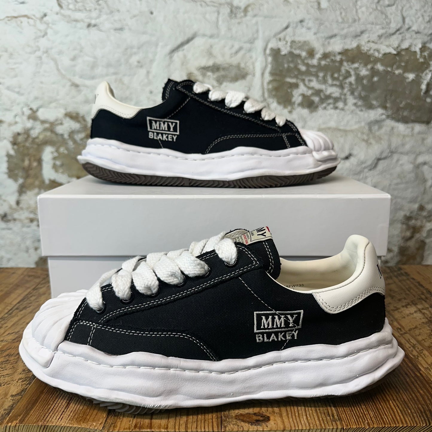 Maison Mihara Black White Blakey Sneaker Sz 11 (44)