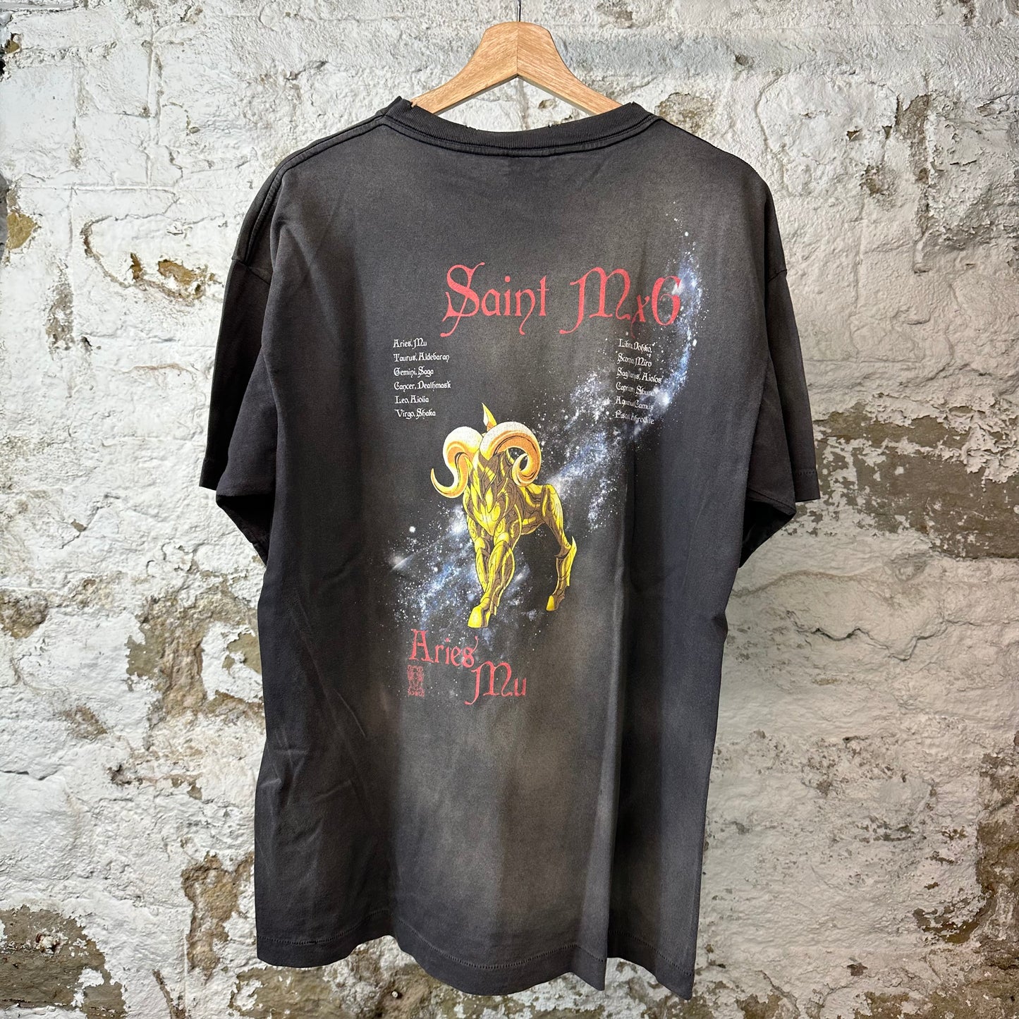 Saint Michael Saint Seya T-shirt Gray Sz L