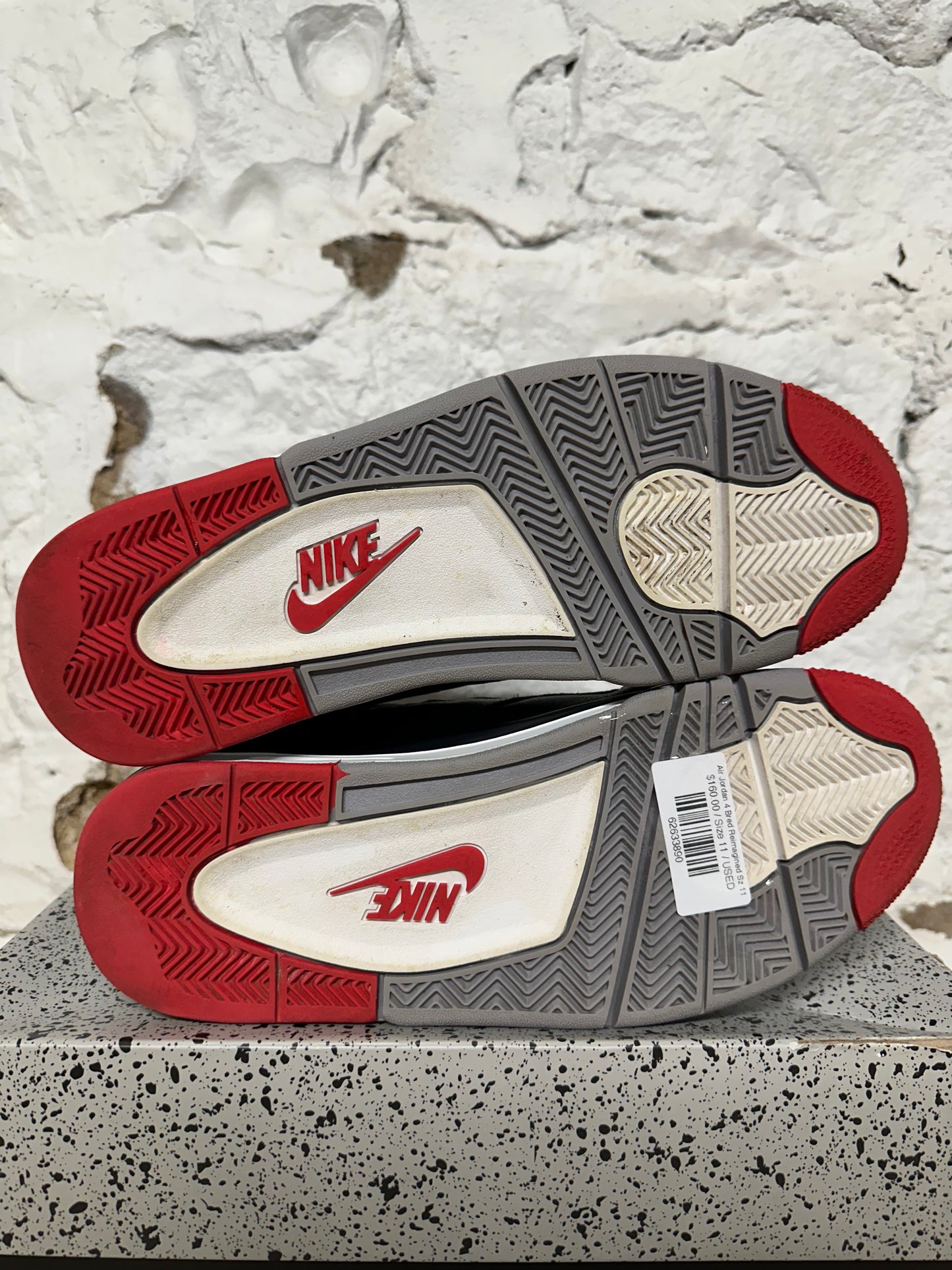 Air Jordan 4 Bred Reimagined Sz 11