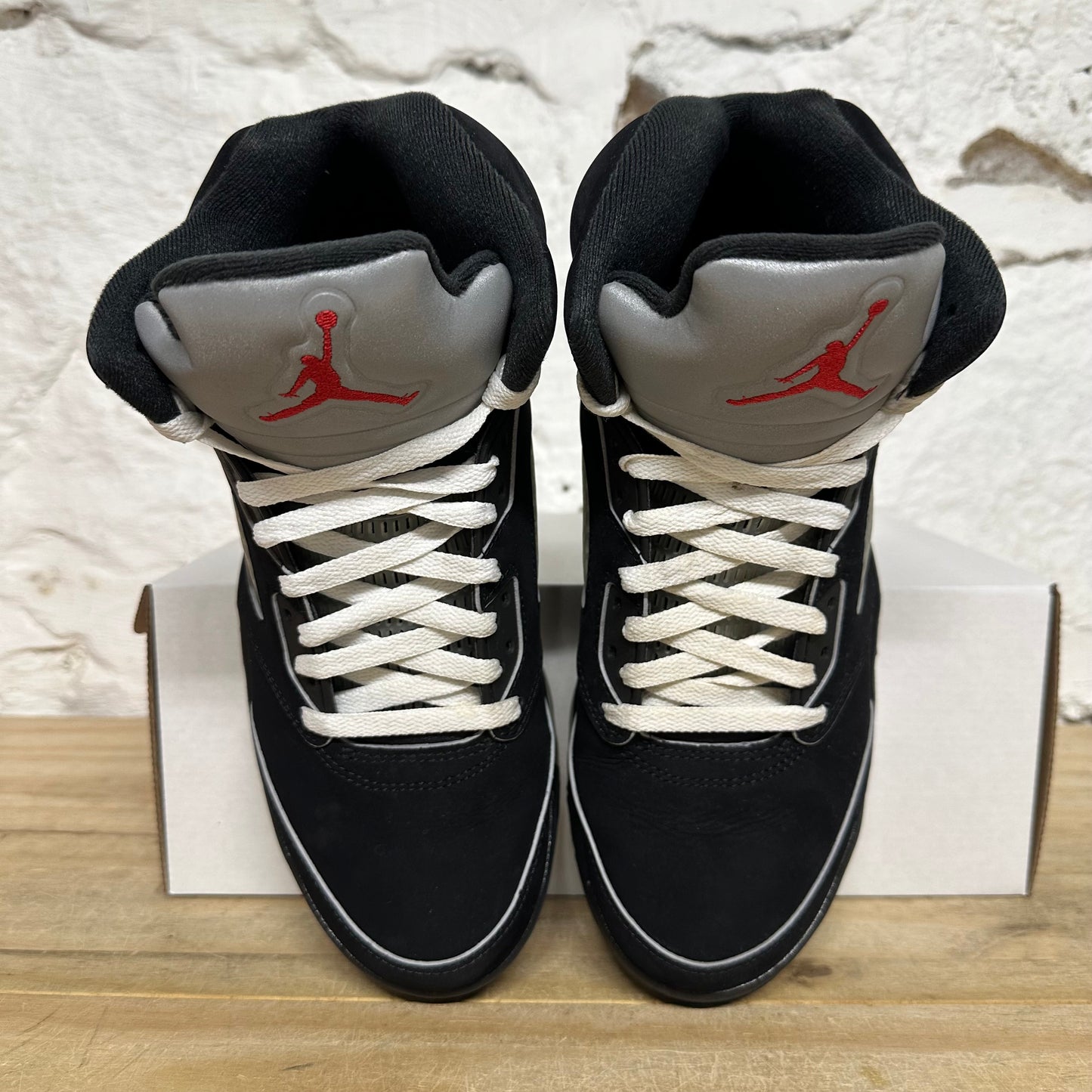 Air Jordan 5 Black Metallic Reimagined Sz 9