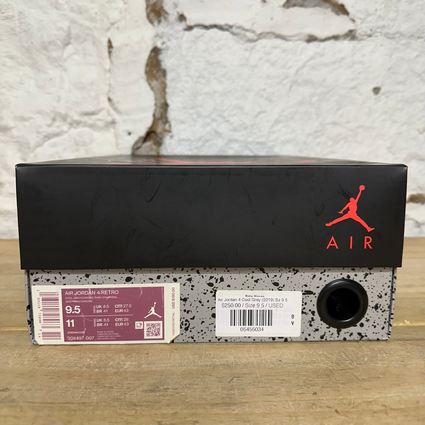 Air Jordan 4 Cool Grey (2019) Sz 9.5