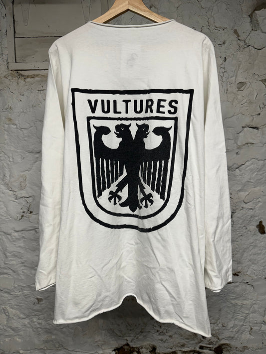 Kanye Vultures White L/S T-Shirt Sz 3
