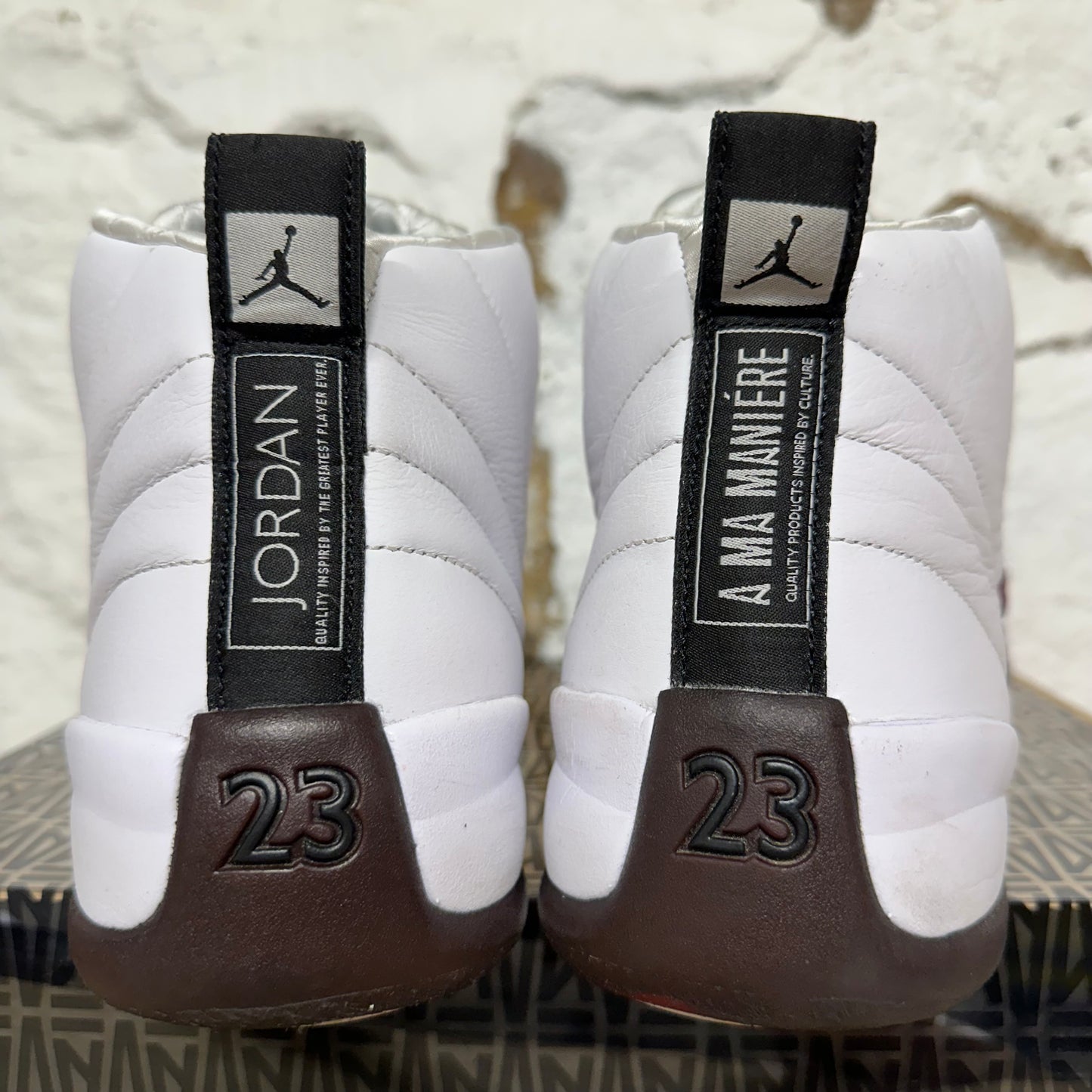 Air Jordan 12 A Ma Maniere White Sz 11.5 (13W)