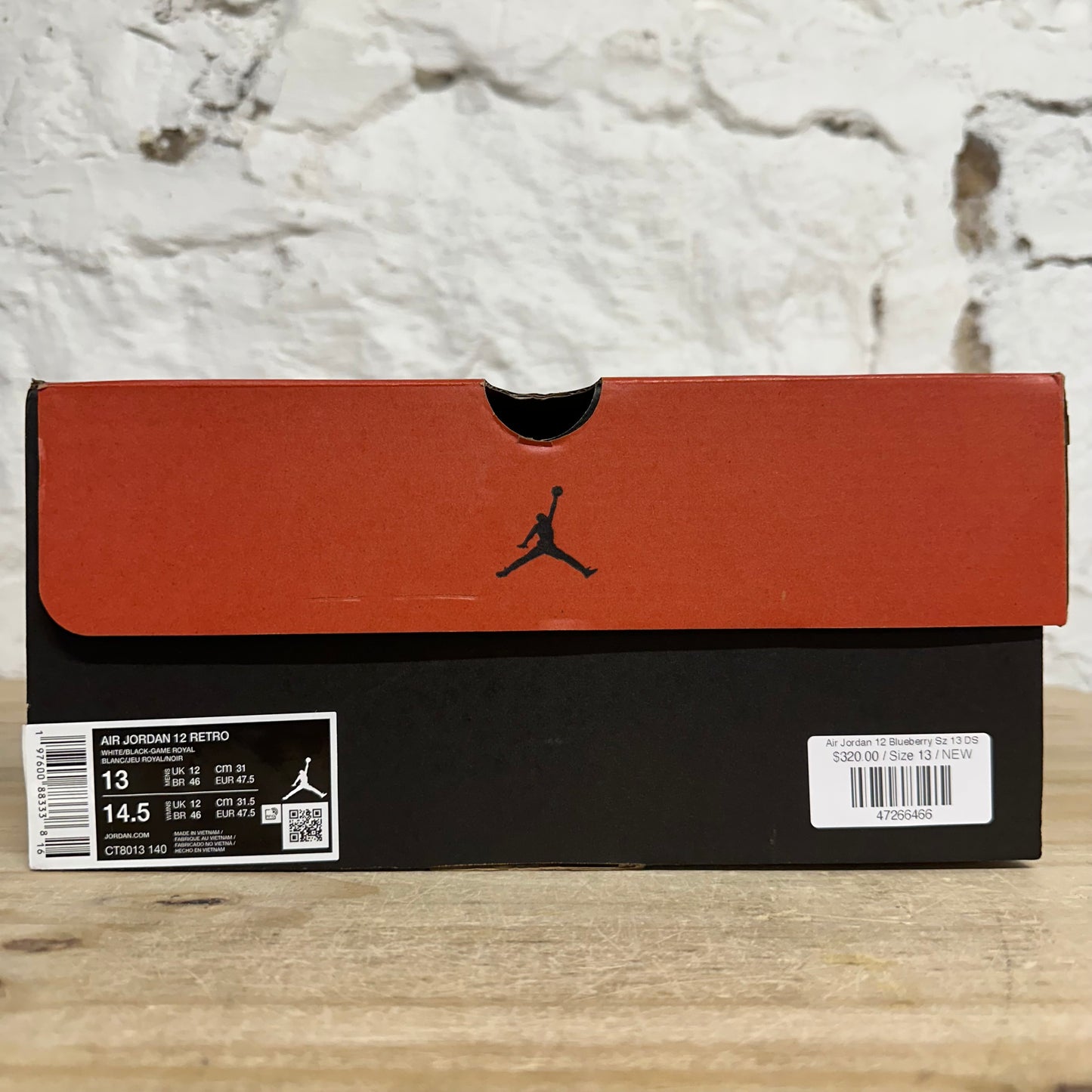 Air Jordan 12 Blueberry Sz 13 DS