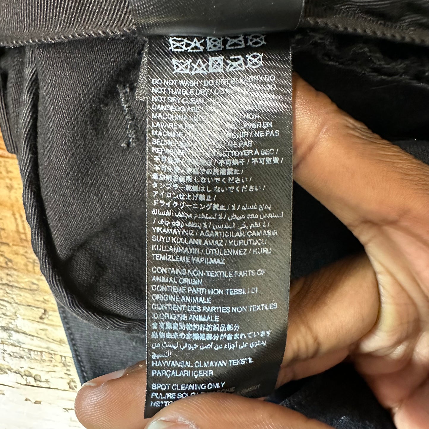 Amiri MX1 Snakeskin Black Denim Jeans Sz 31