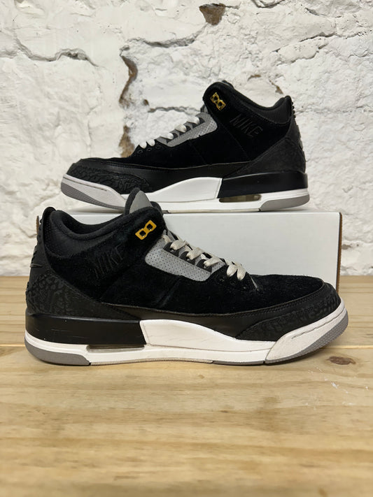 Air Jordan 3 Tinker Black Sz 12