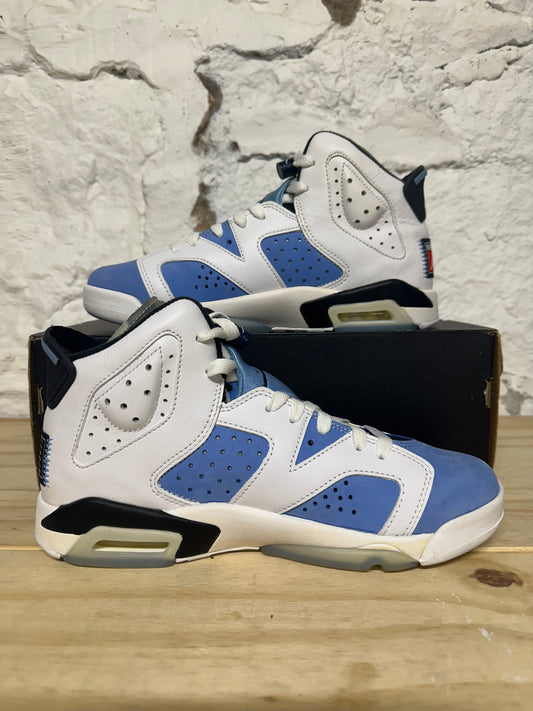 Air Jordan 6 UNC White Sz 6.5Y