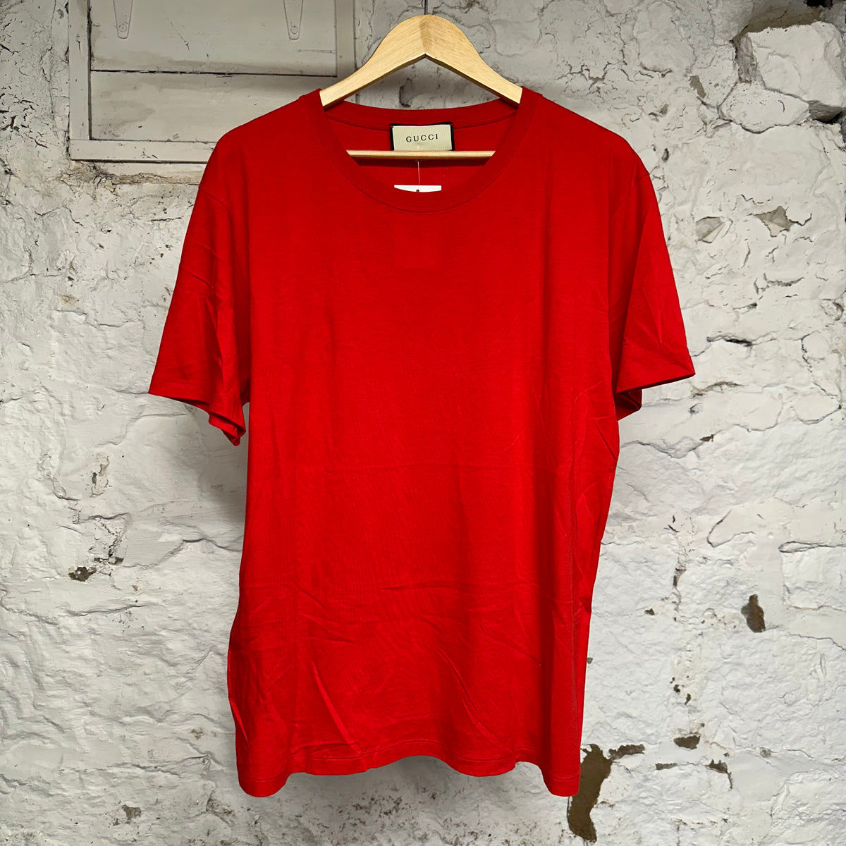 Gucci Back Logo T-Shirt Red Sz XL