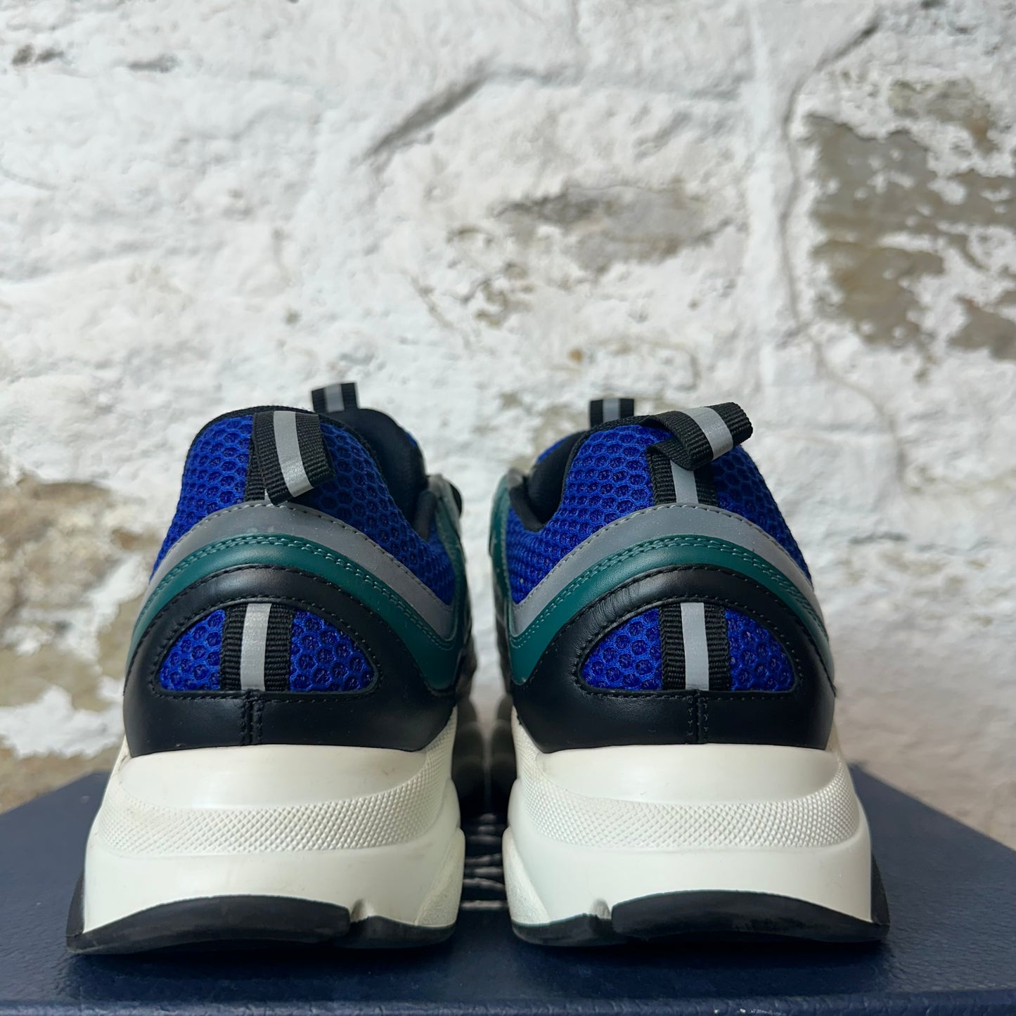 Dior B22 Green White Black Sneaker Sz 9 (42)