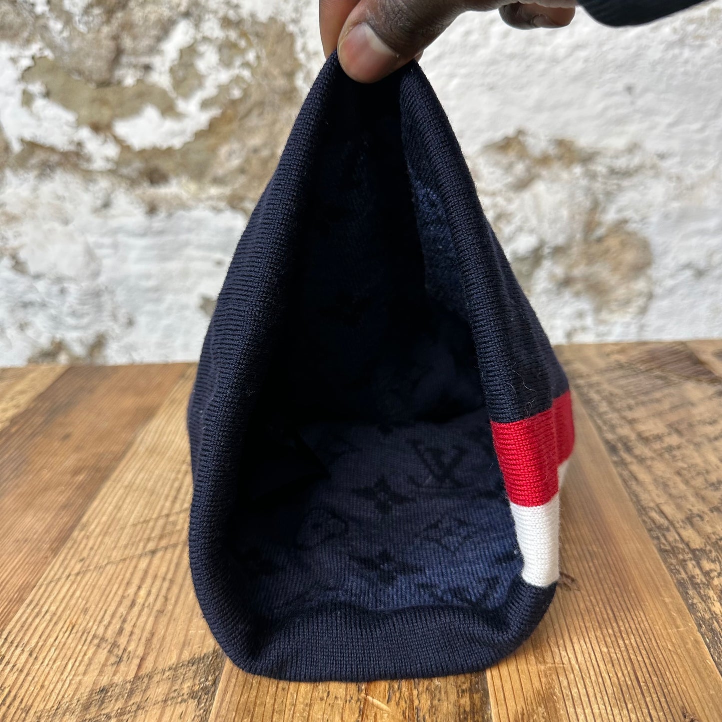 Louis Vuitton Varsity Knit Monogram Beanie