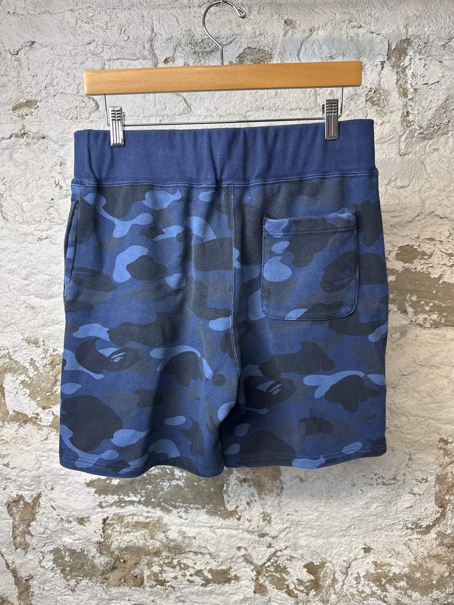 Bape Blue Camo Shorts Sz M
