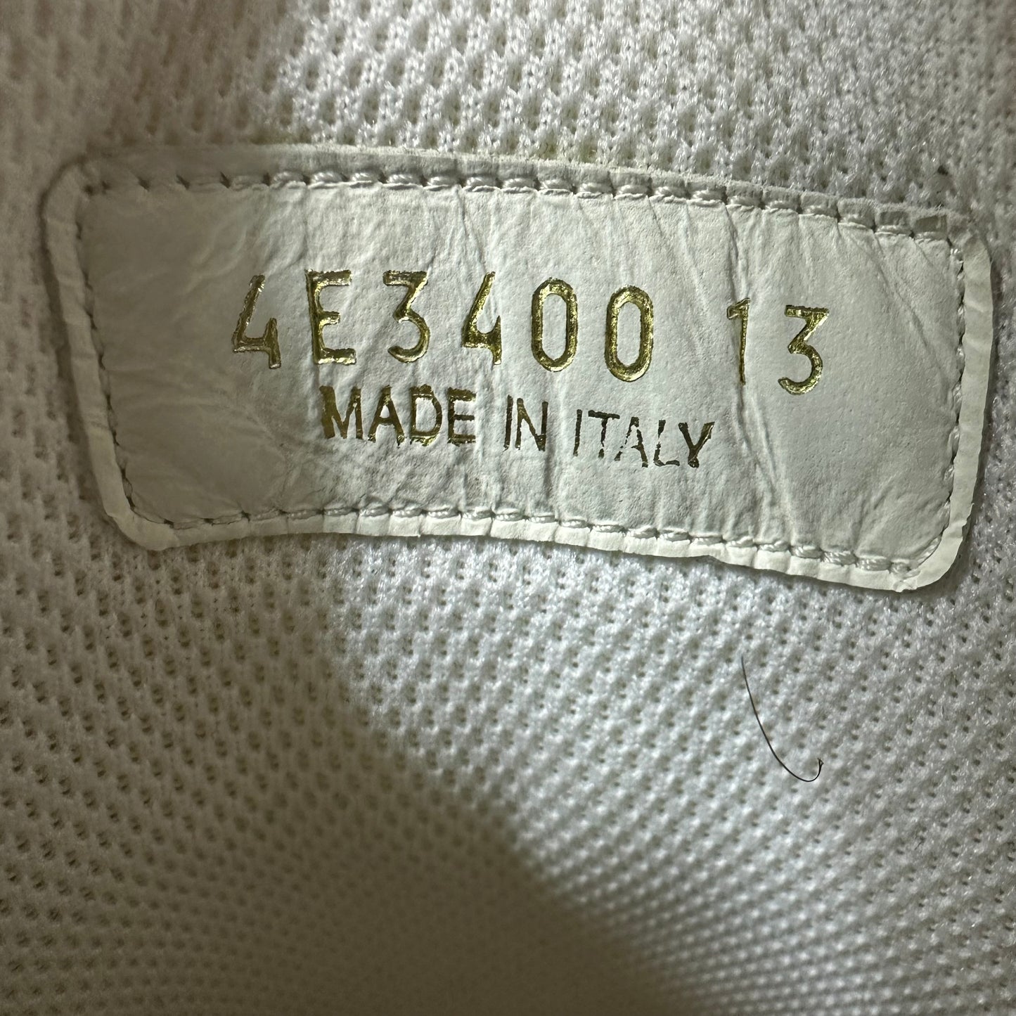 Prada Americas Cup Grey Patent White Sneaker Sz 13