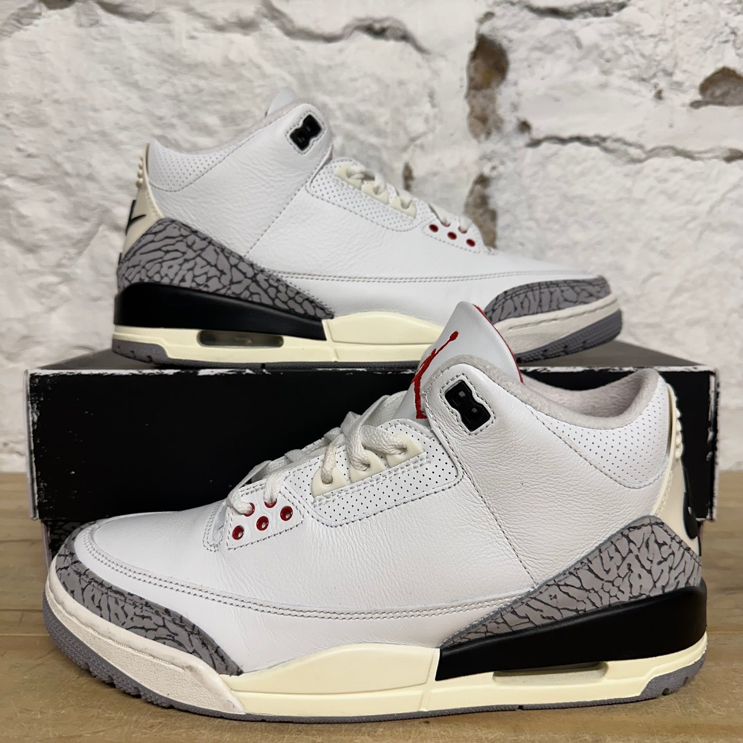 Air Jordan 3 White Cement Reimagined Sz 10.5