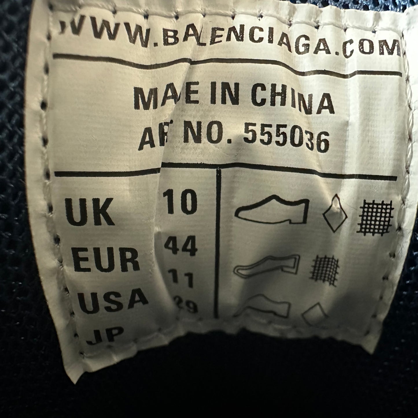 Balenciaga Track Runner Blue LED Sneaker