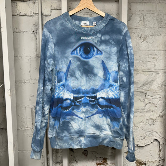 Burberry Shark Eye Crewneck Sz S