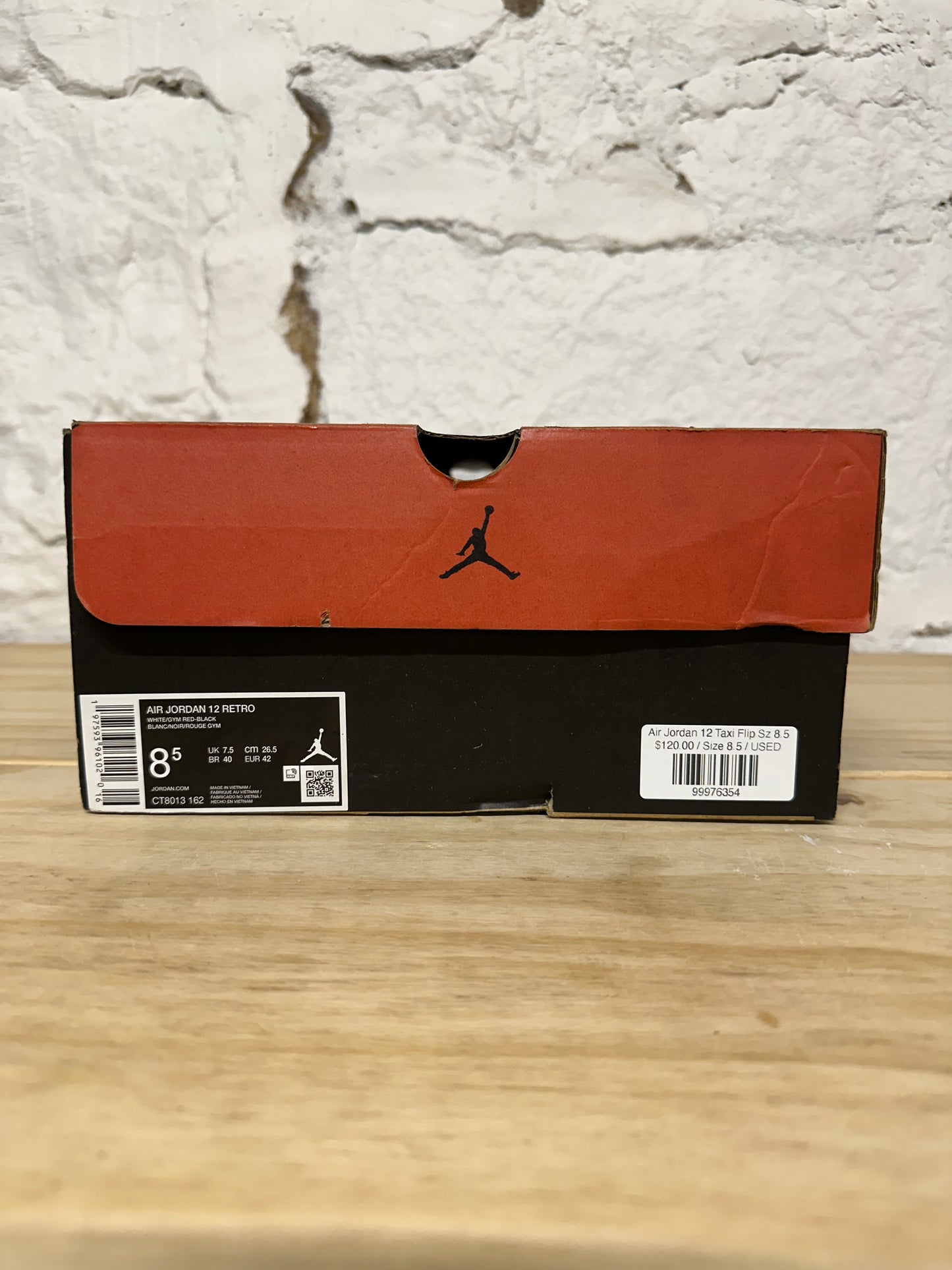 Air Jordan 12 Taxi Flip Sz 8.5