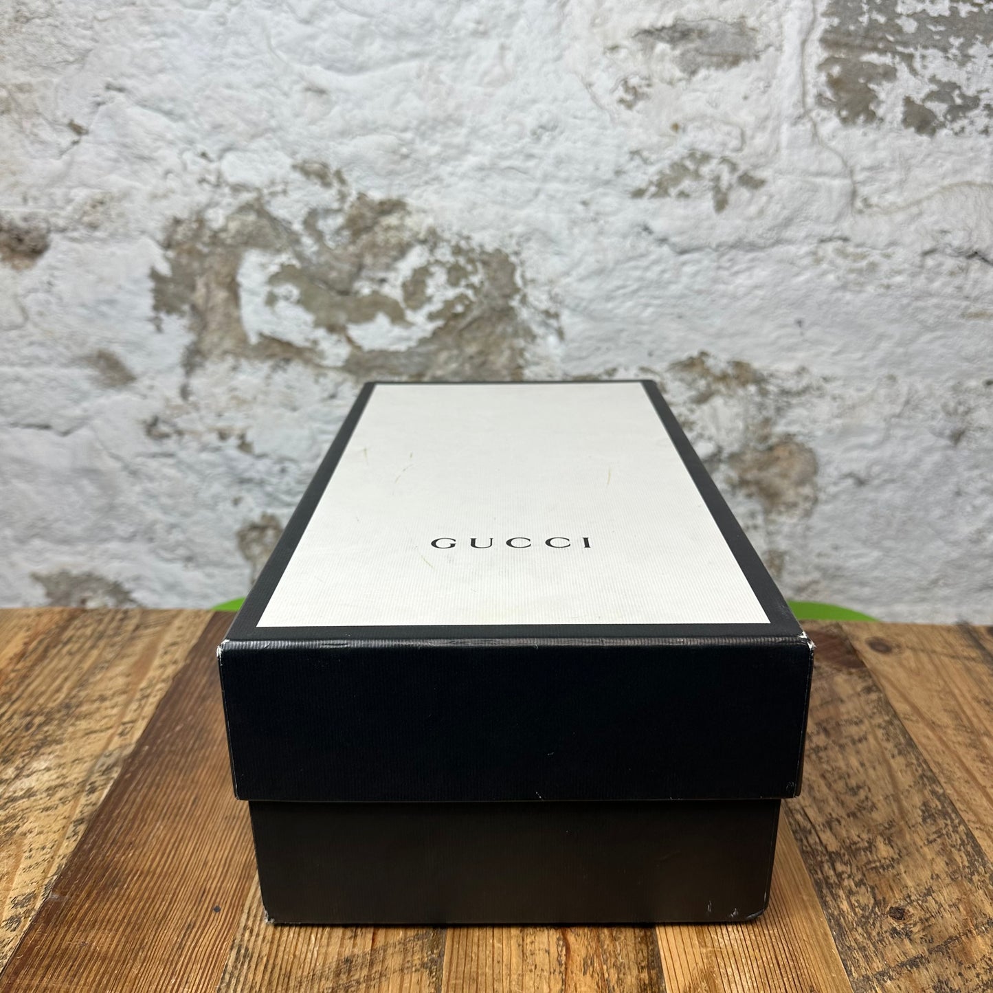 Gucci Red Green Stripe Black Screener Sneaker Sz 8.5