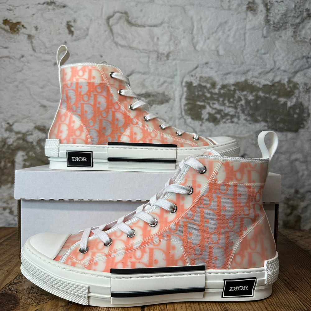 Dior B23 High Peach Oblique White Sneaker Sz 10 (43)