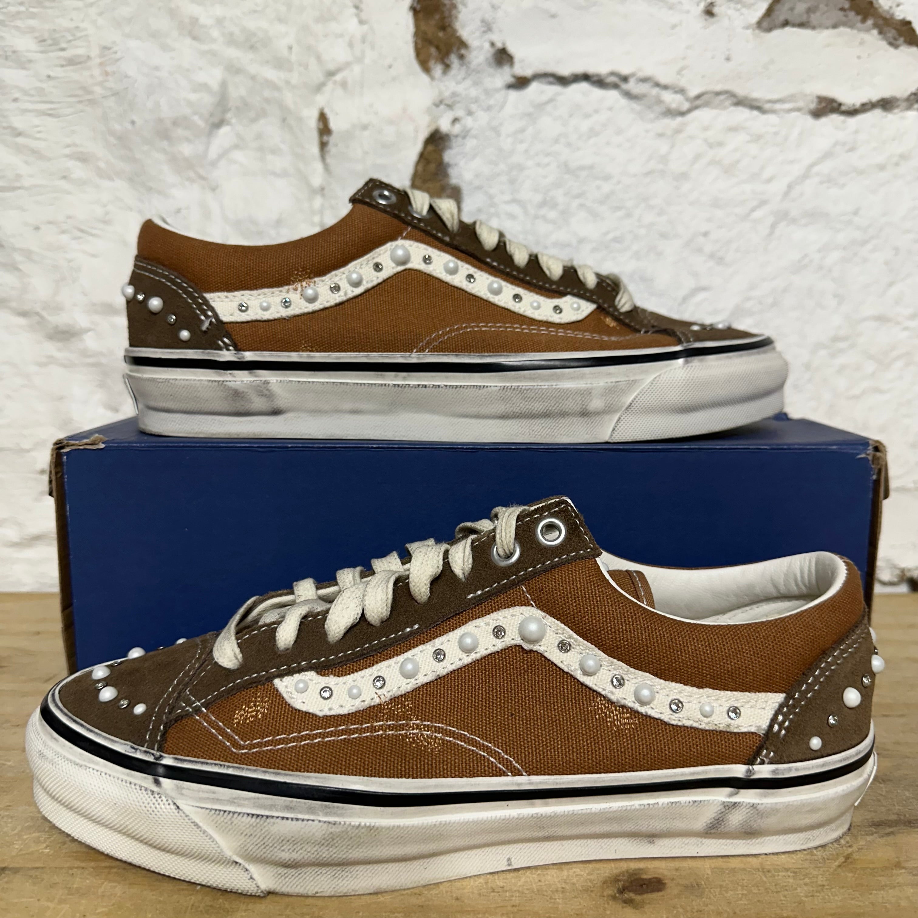 Vans LX Old School Pearlized Vintage Cocoa Brown Sz 8