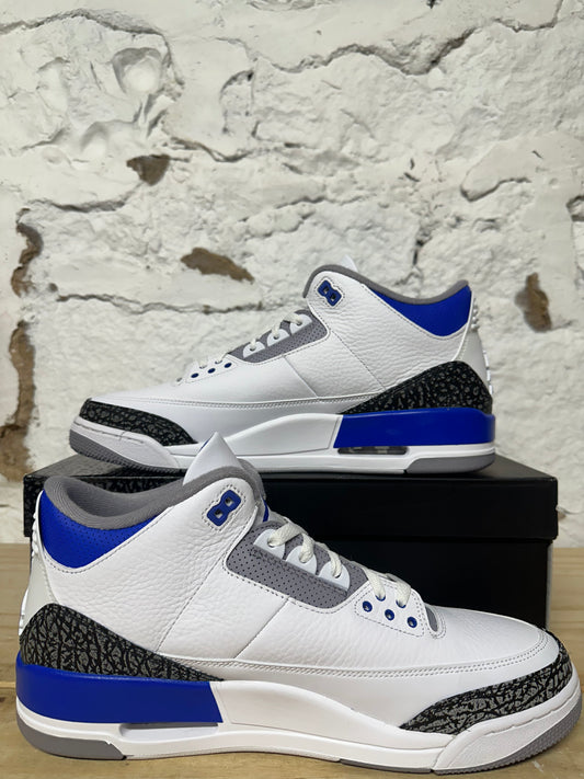 Air Jordan 3 Racer Blue Sz 13 DS