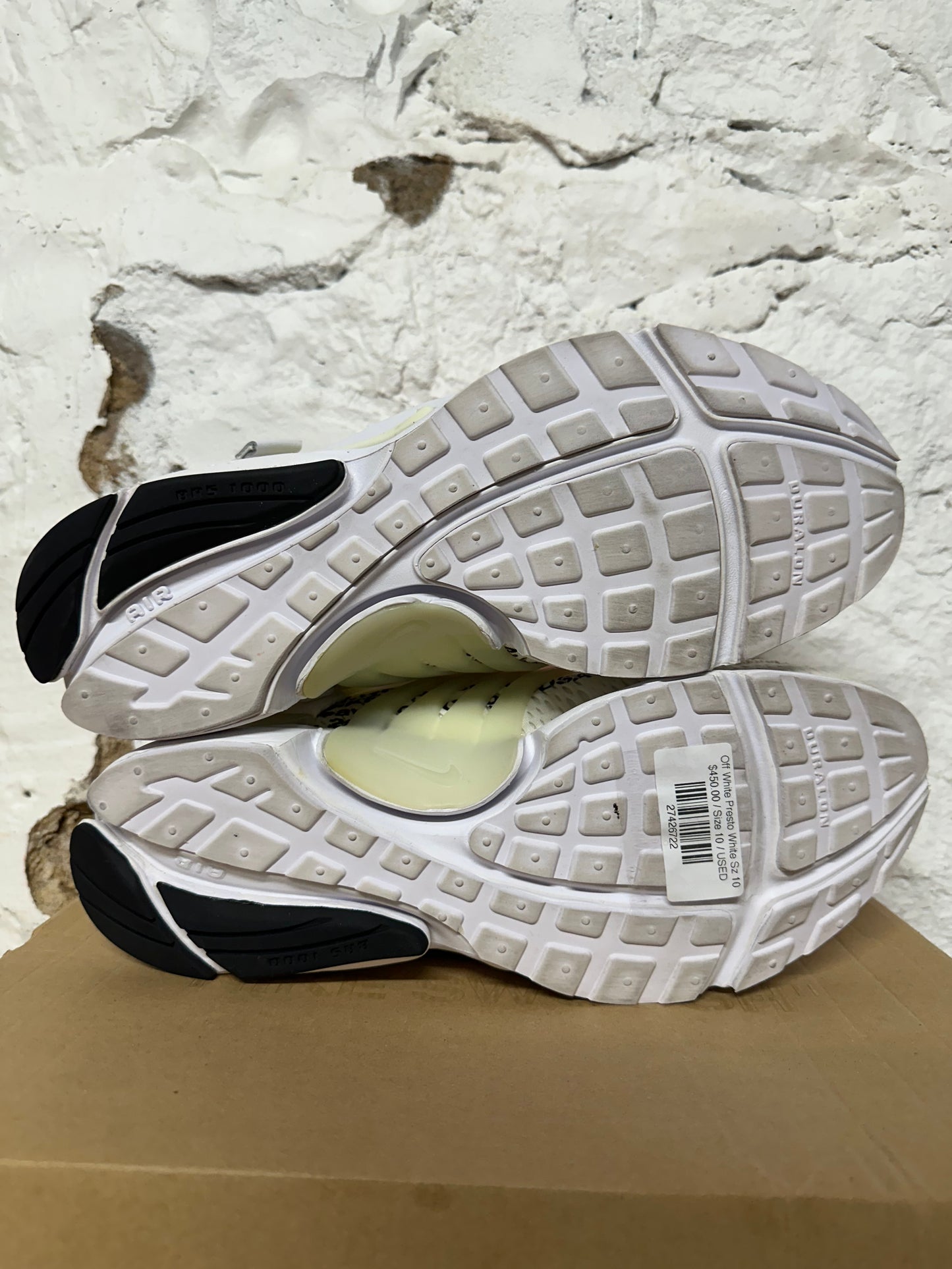 Nike Air Presto Off-White White Sz 10
