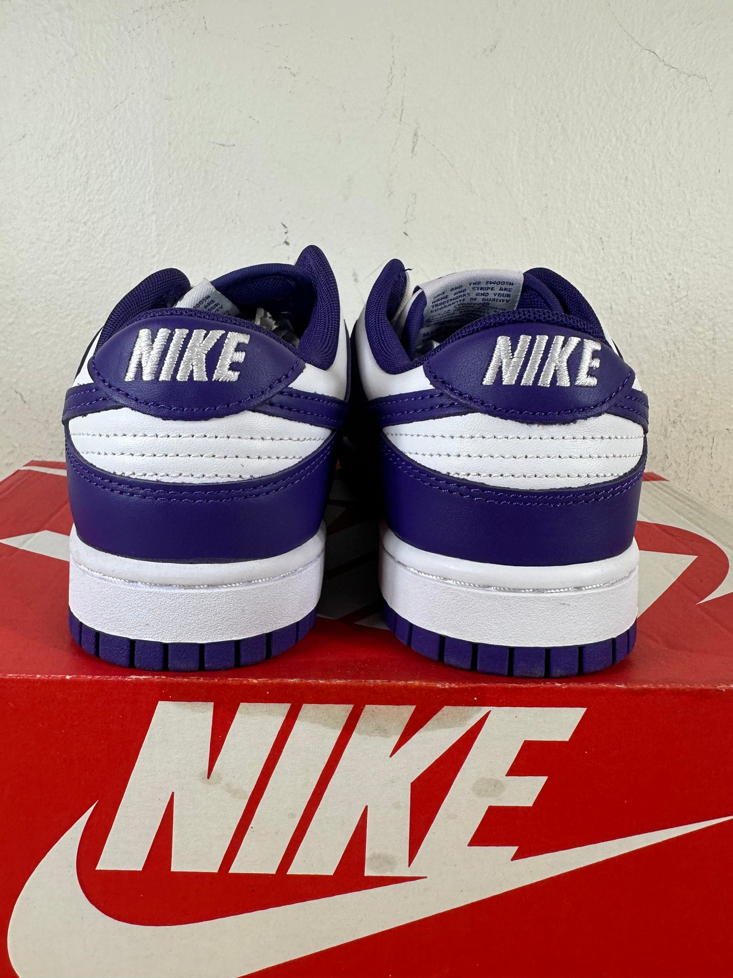 Nike Dunk Low Championship Court Purple Sz 7.5 DS