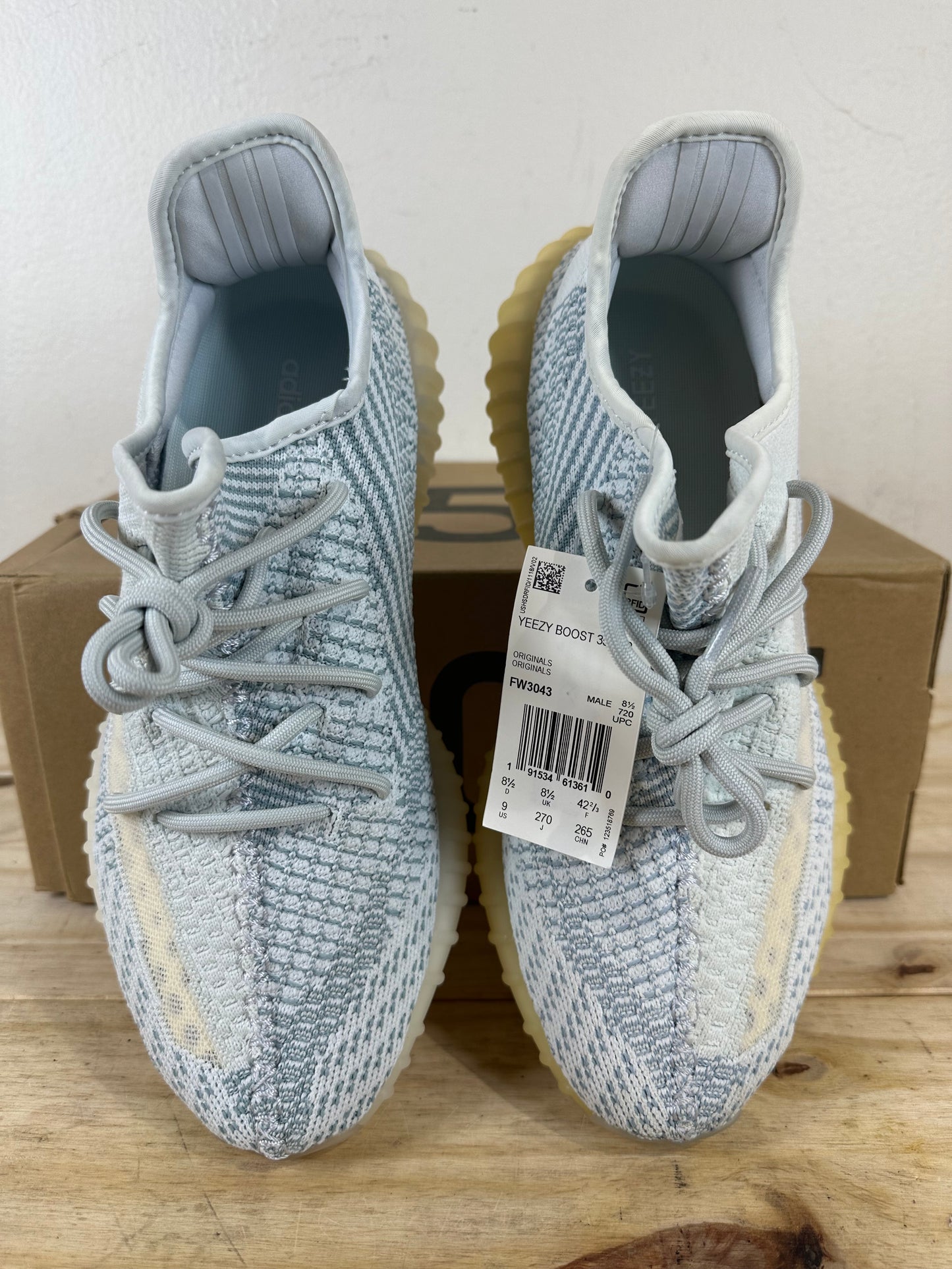 Yeezy 350 V2 Cloud White (Non-Reflective) Sz 9 DS