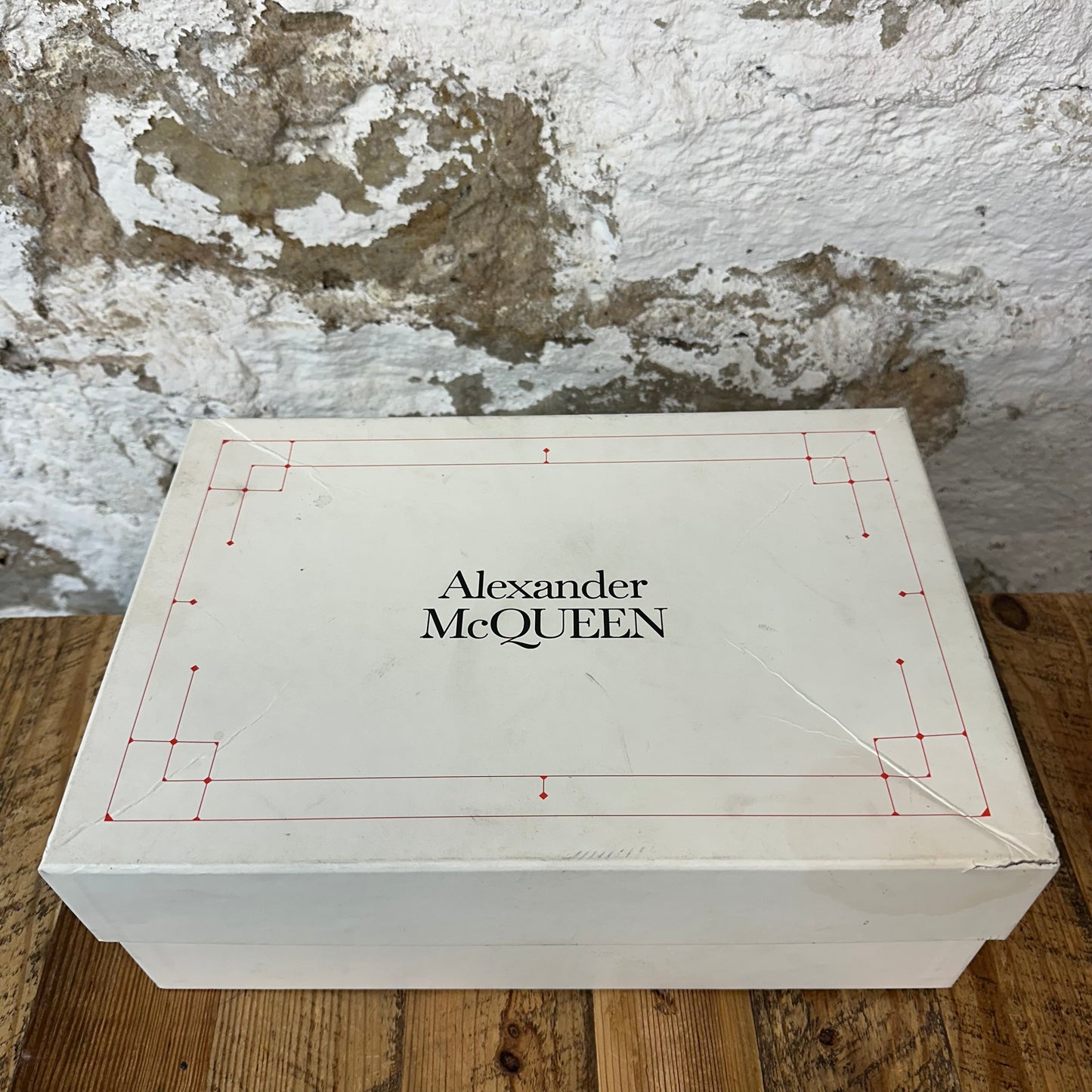 Alexander Mcqueen Pink Dip Dyed Black Sneaker Sz 9 (42)