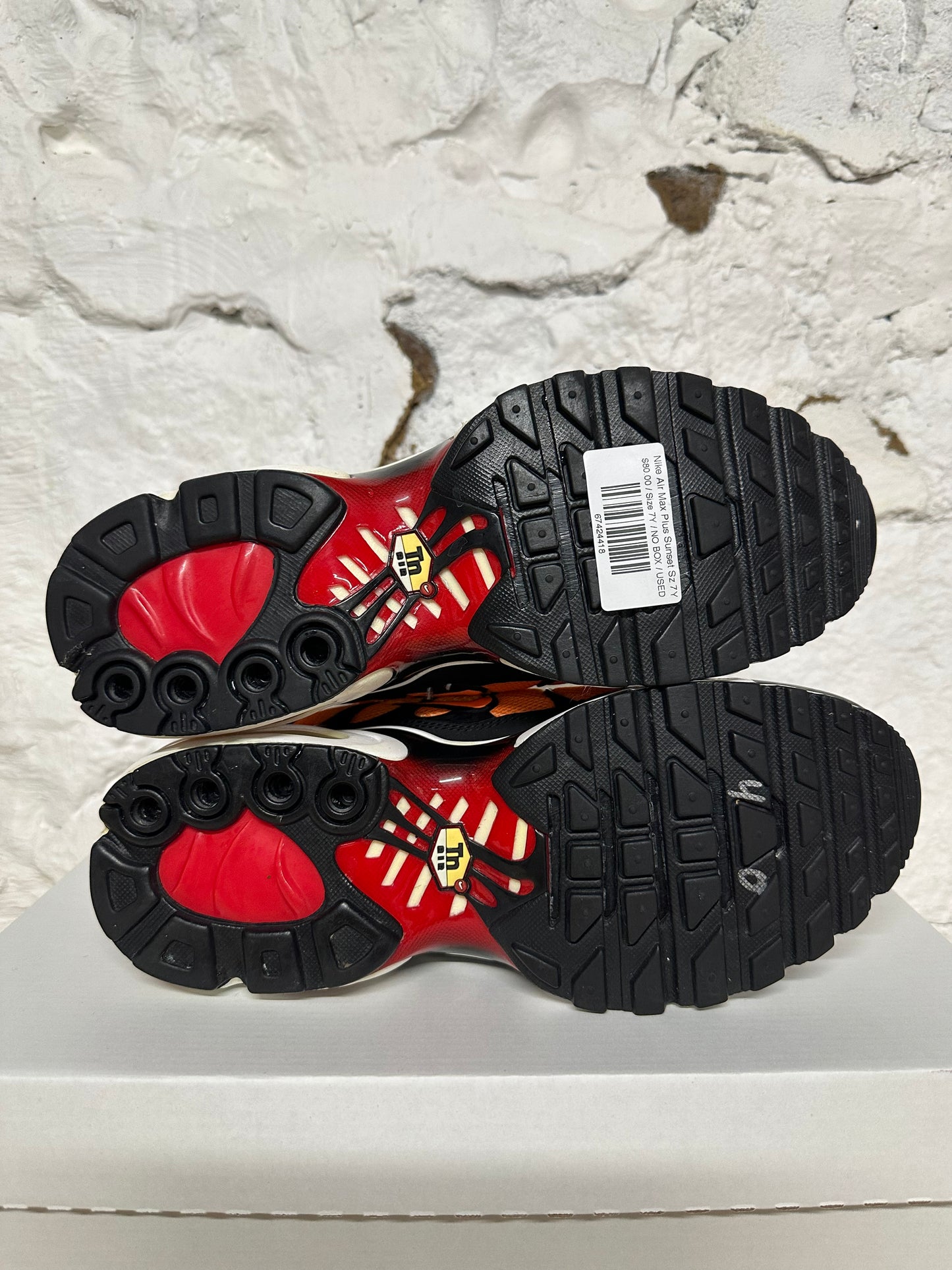 Nike Air Max Plus Sunset Sz 7Y