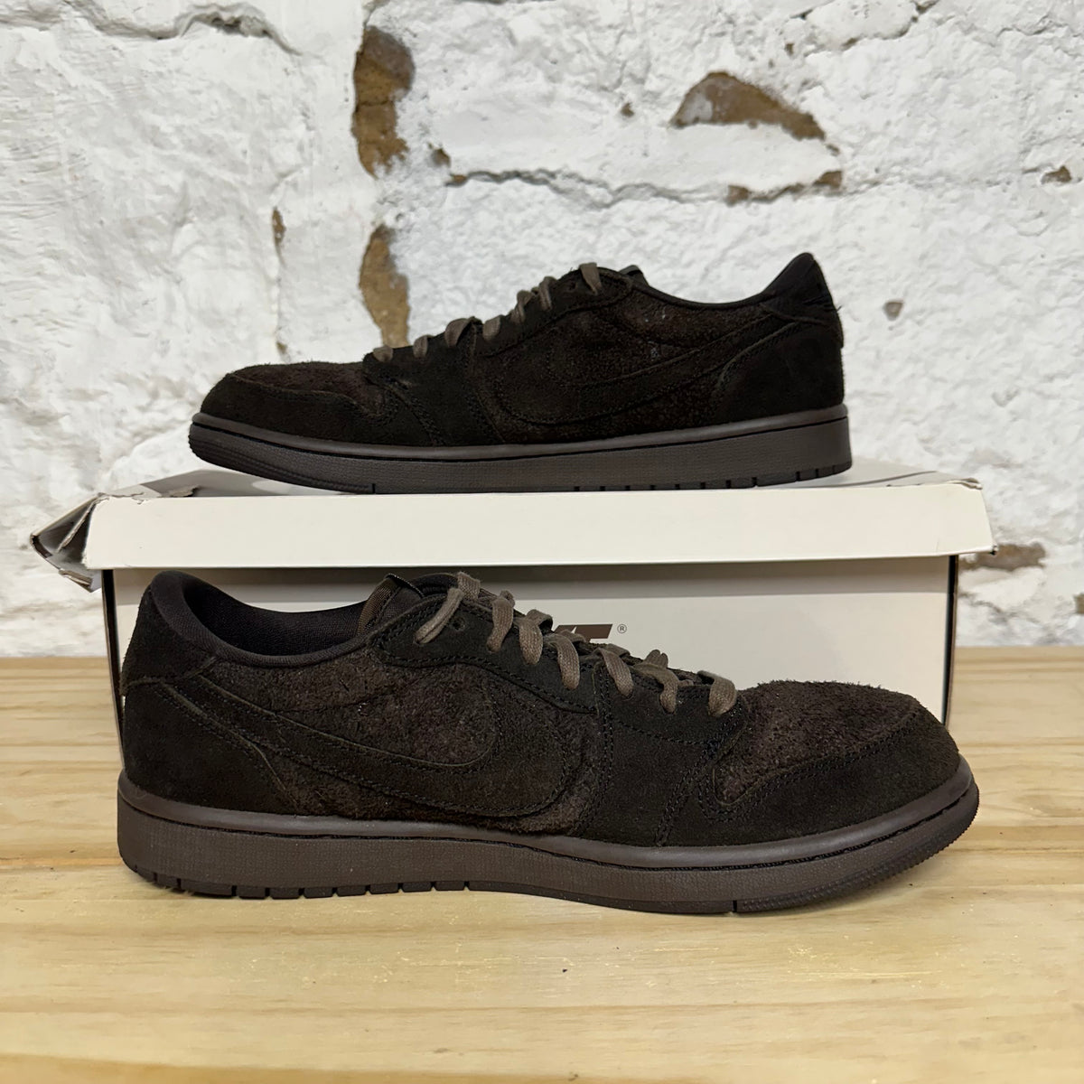 Air Jordan 1 Low Travis Scott Velvet Brown Sz 10