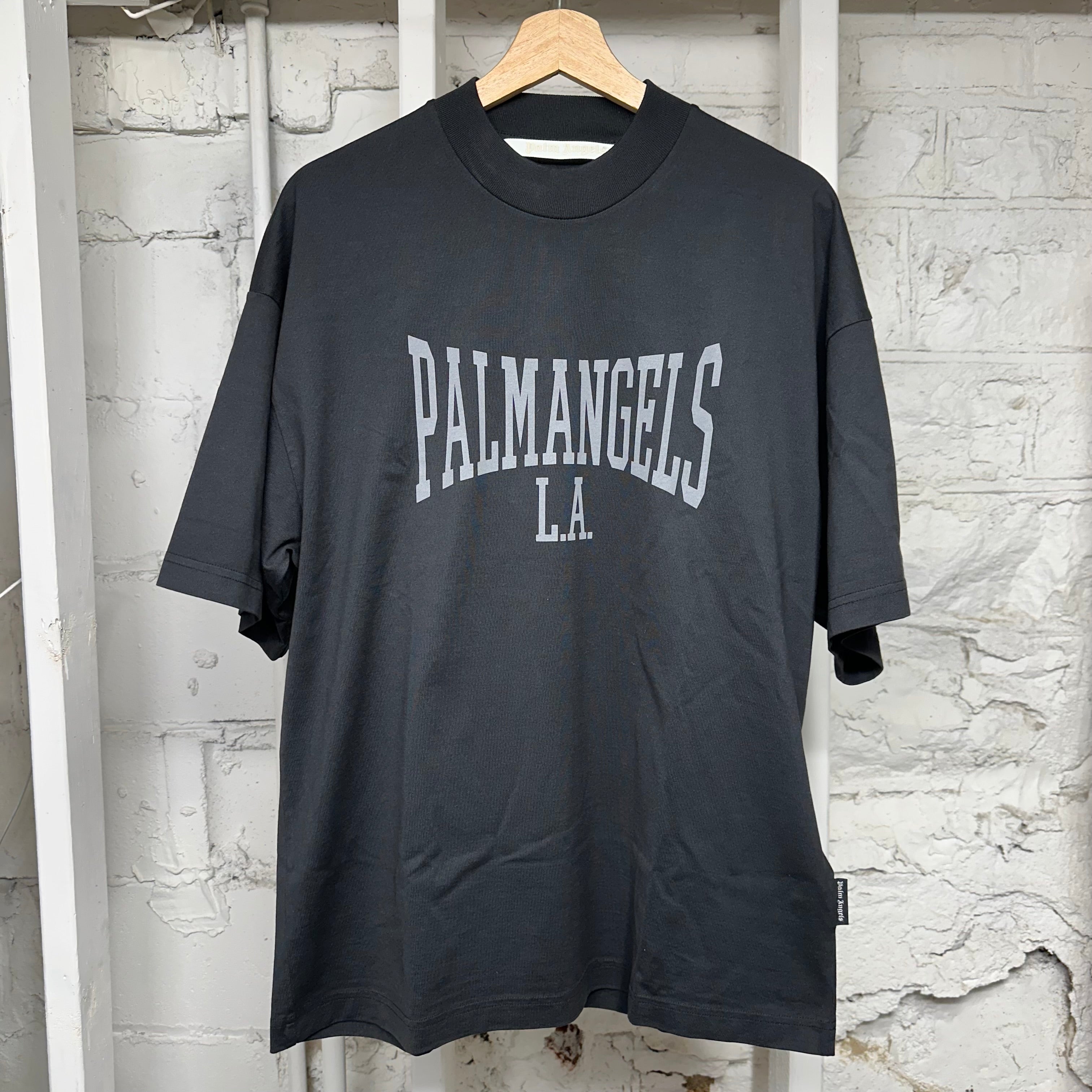 Palm Angels LA Black Grey T-Shirt Sz XS DS