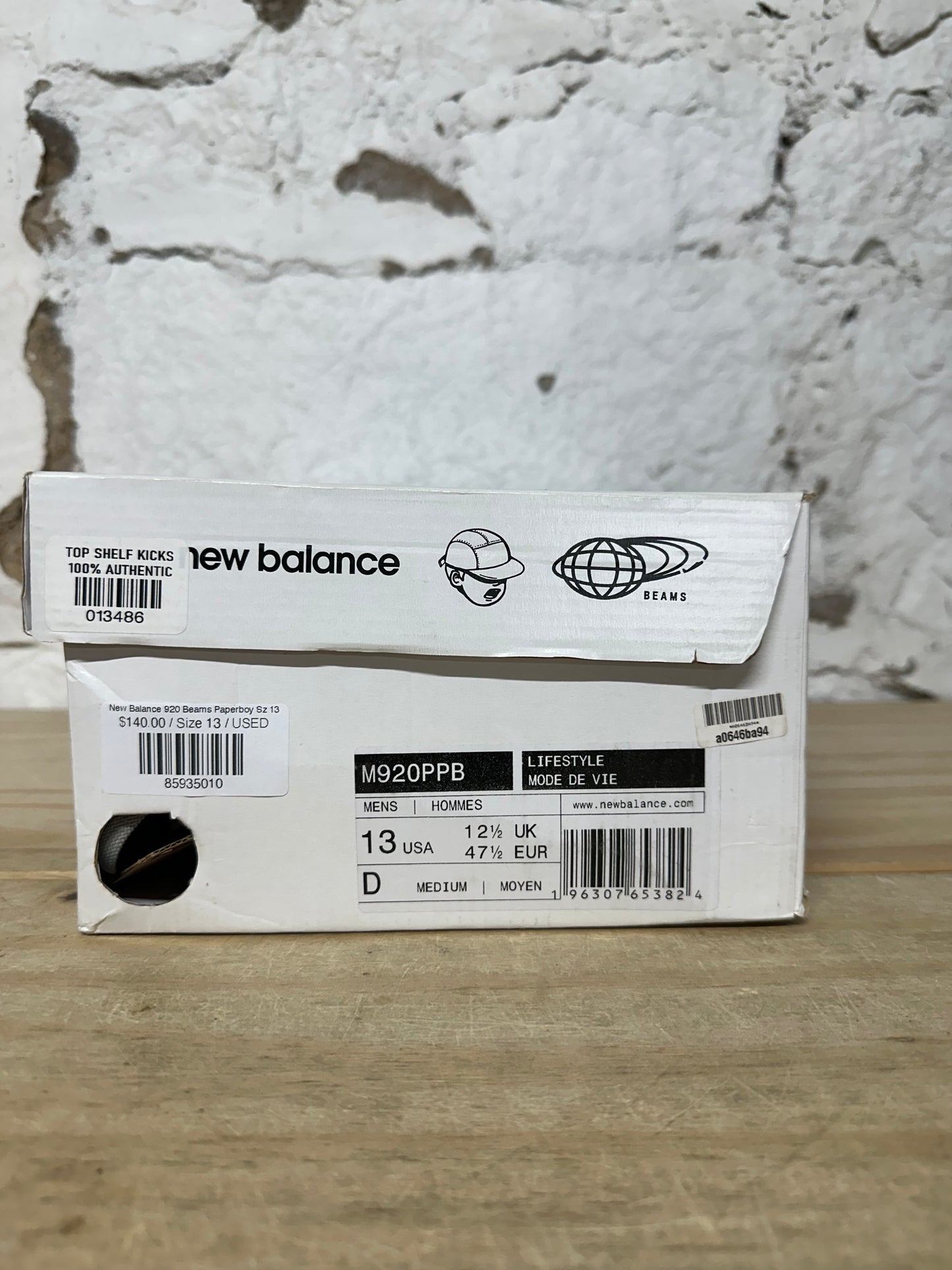 New Balance 920 Beams Paperboy Sz 13