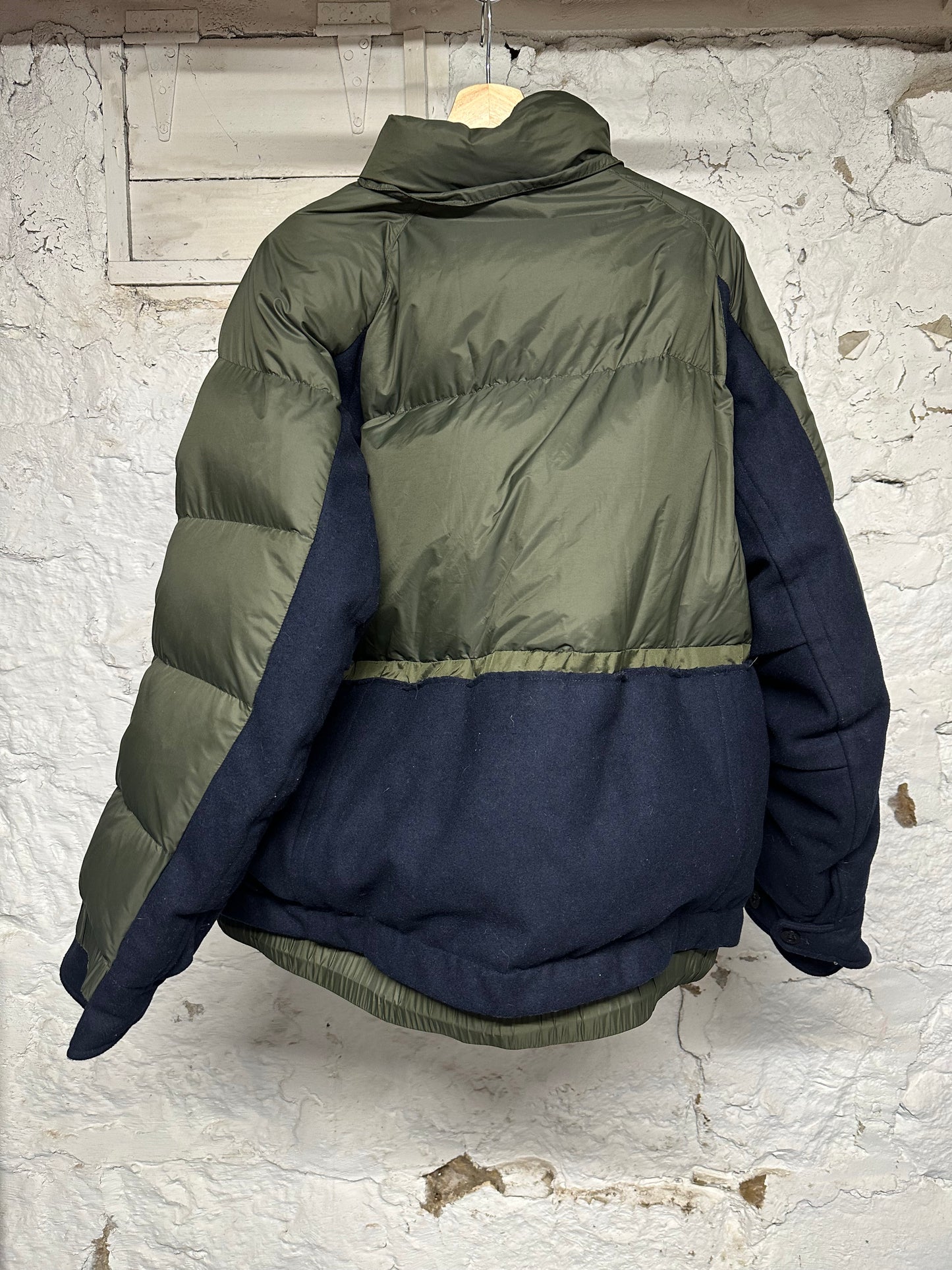 Nike Sacai Puffer Jacket Olive Sz L