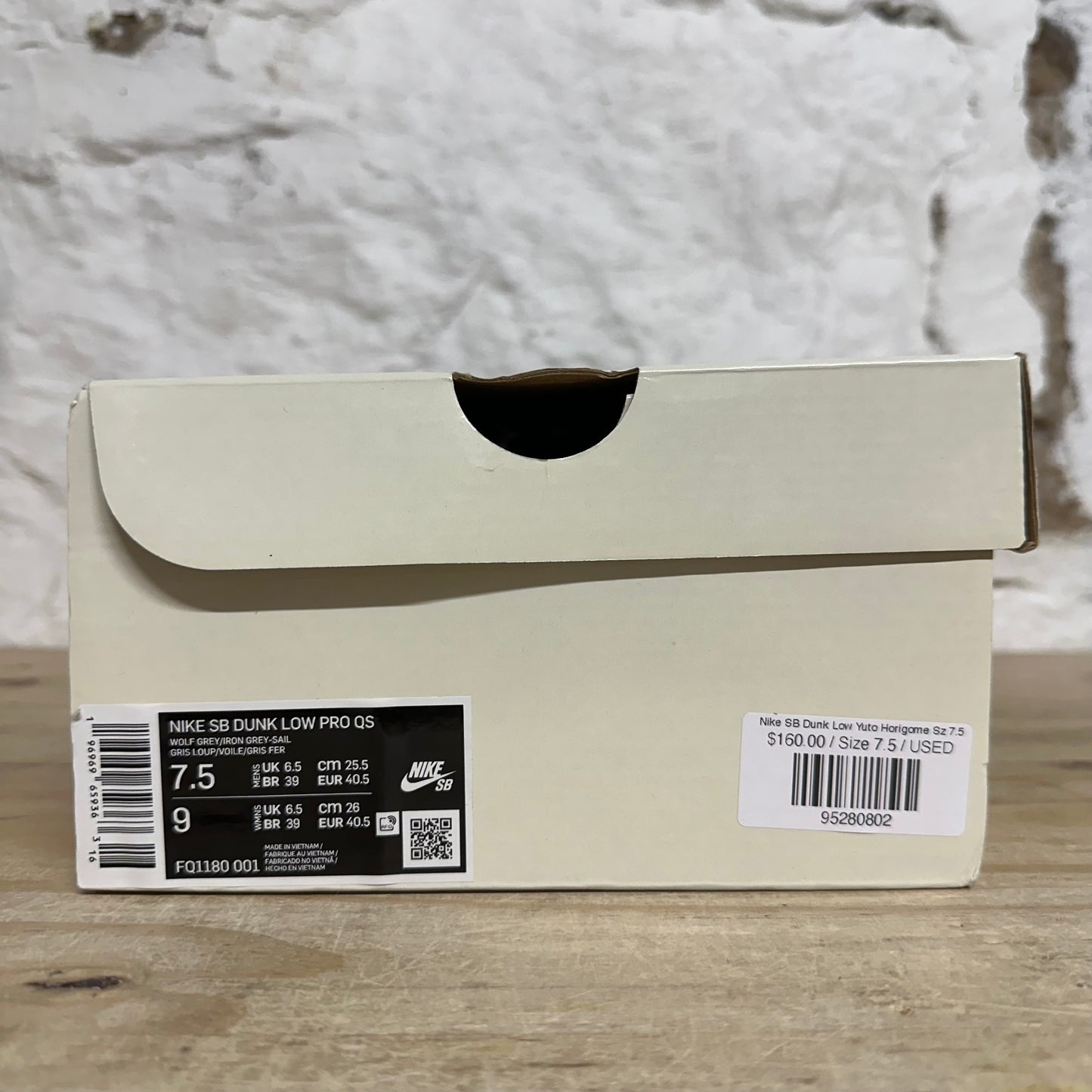 Nike SB Dunk Low Yuto Horigome Sz 7.5