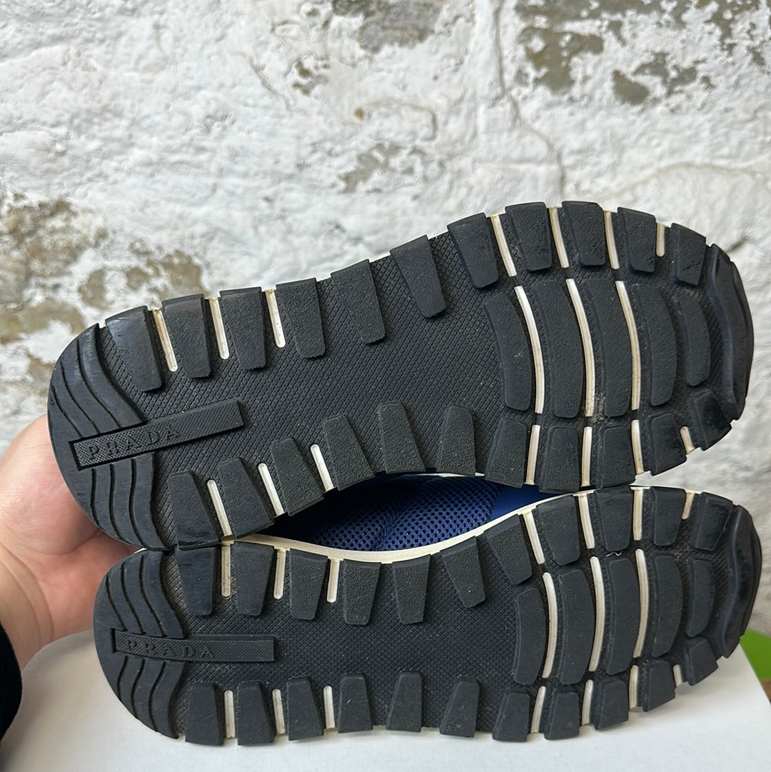 Prada Blue Trainer Sz 6 No Box