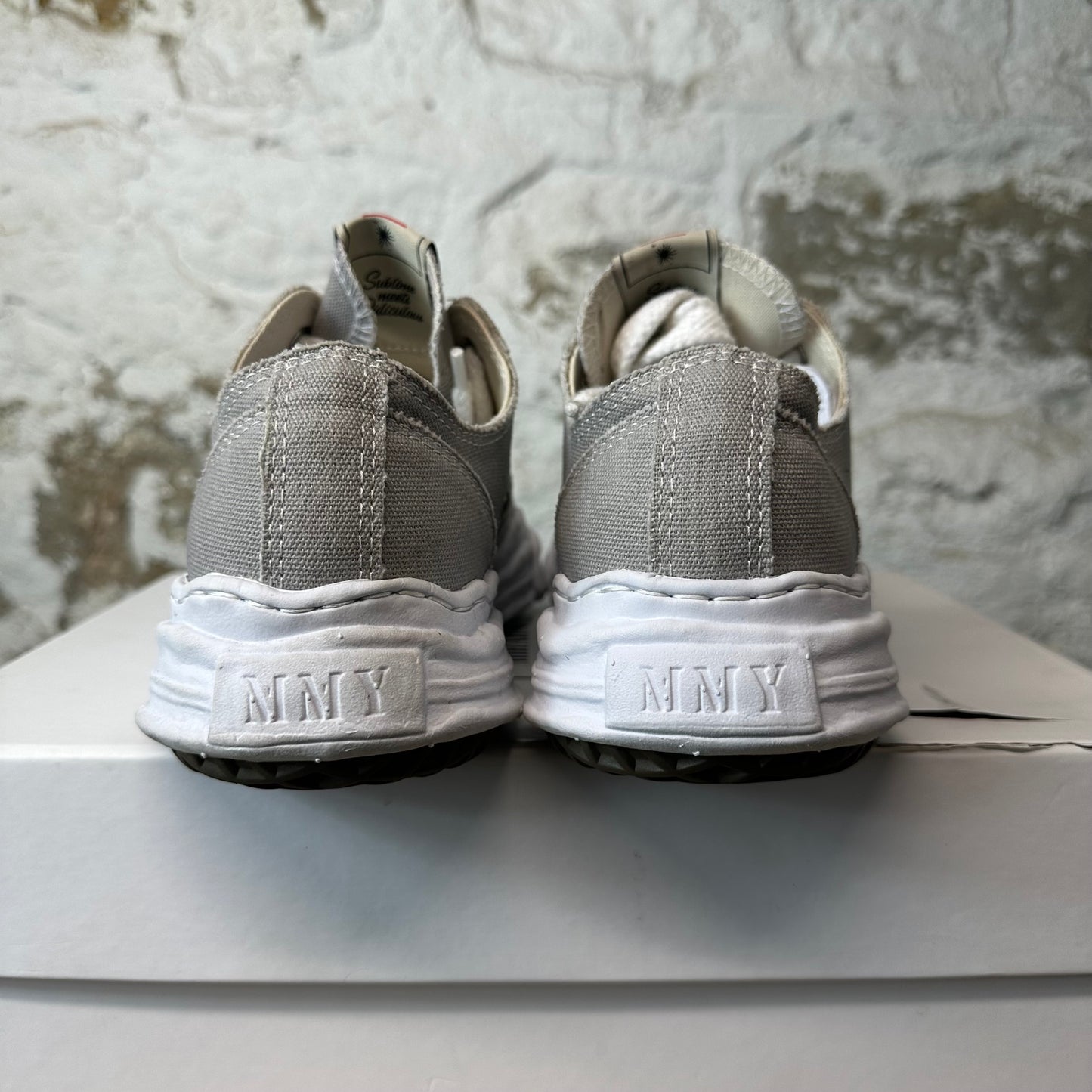 Maison Mihara Grey White Hank Sneaker Sz 9 (42)