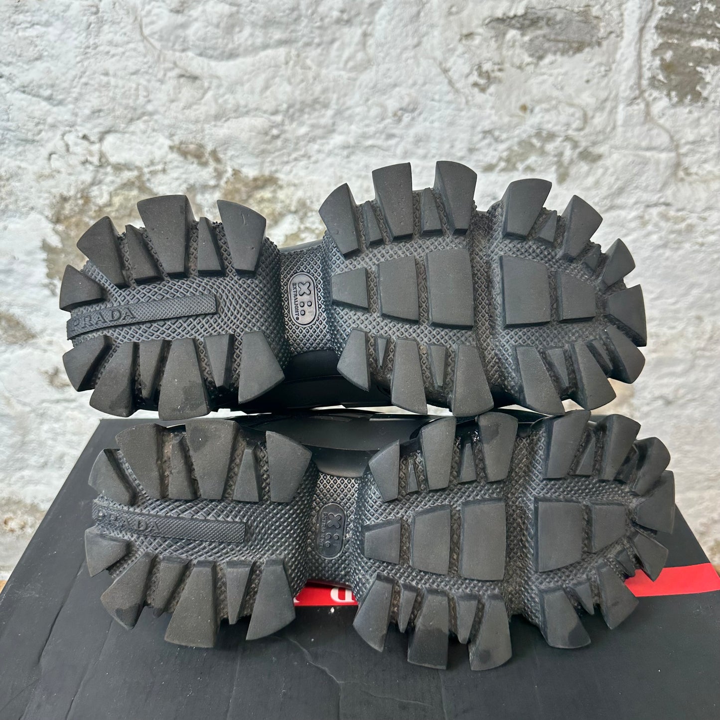 Prada Cloudbust Thunder Triple Black Sz 5.5