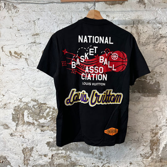 Louis Vuitton NBA Logos T-shirt Black Sz XS