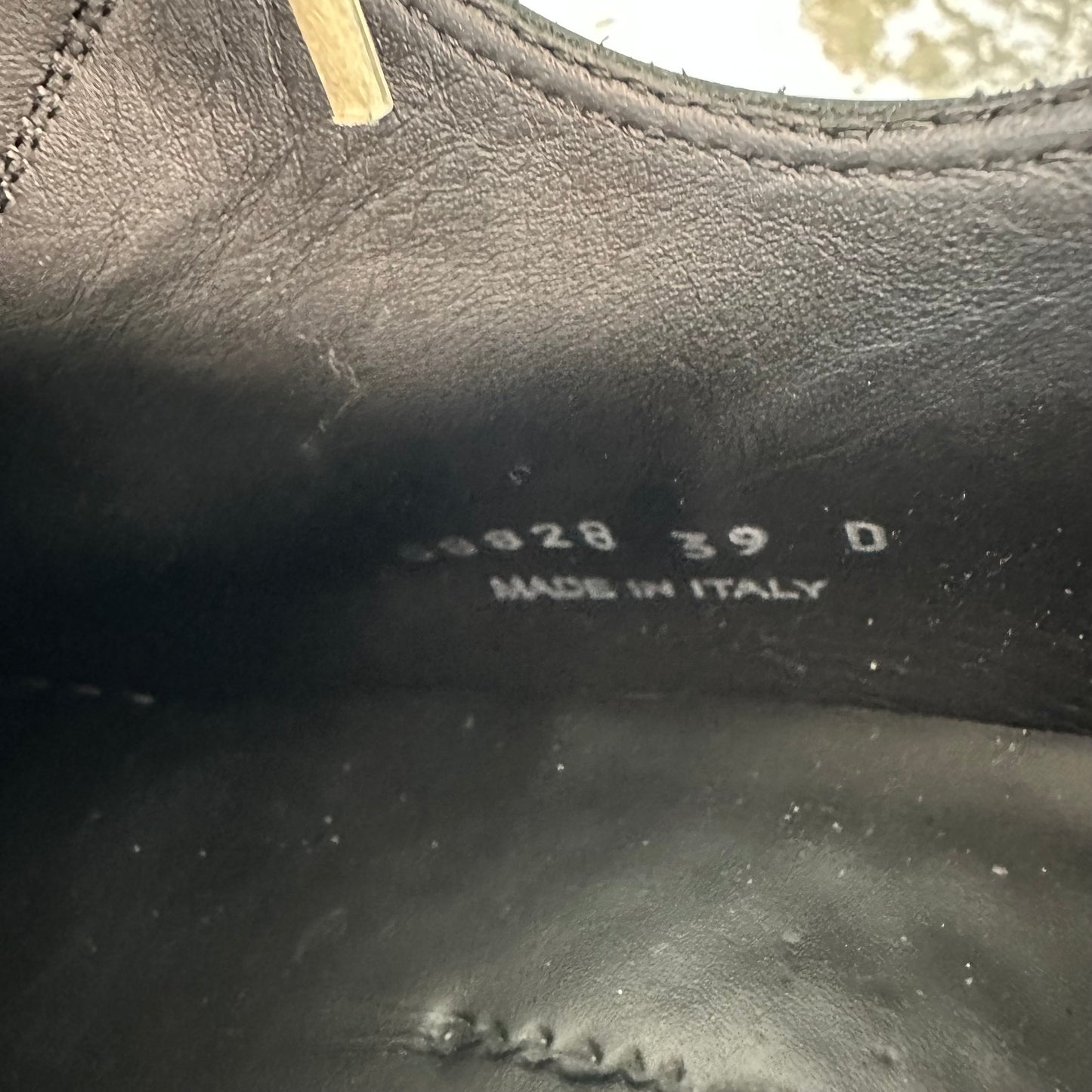 Rick Owens Black Leather Milk Sneaker Sz 6.5 (39)